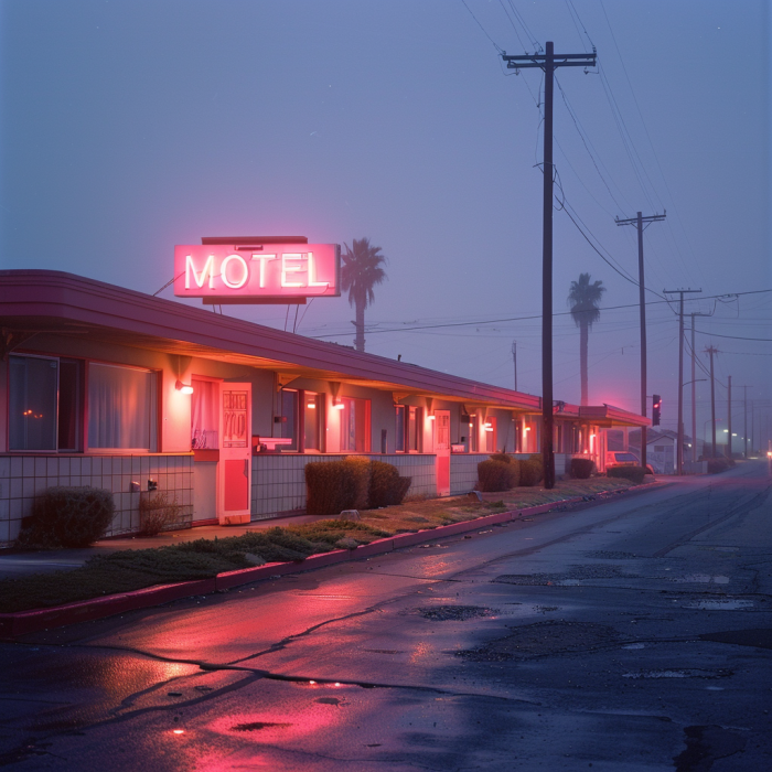 Un motel | Source : Midjourney