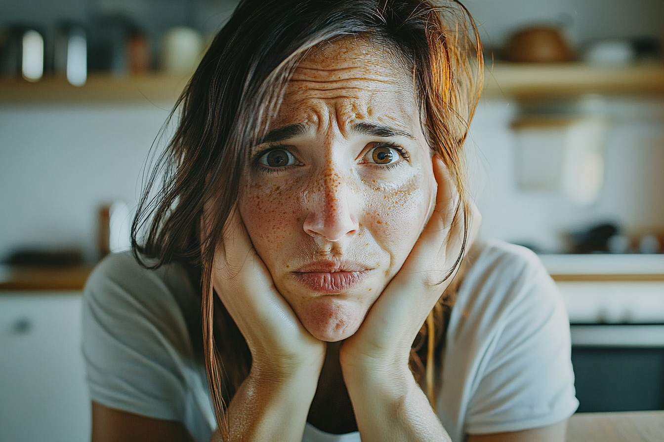 Une femme inquiète | Source : Midjourney