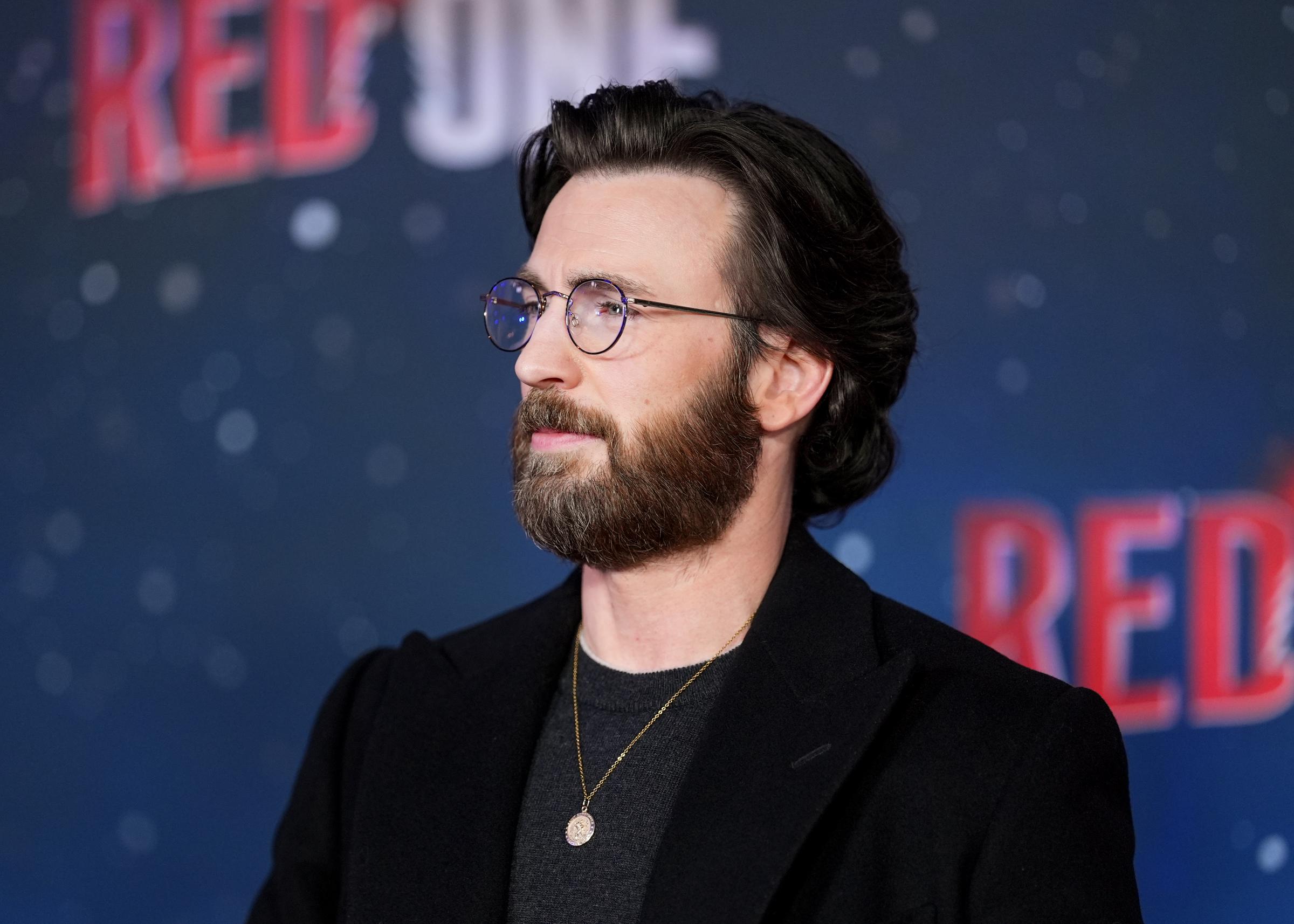 Chris Evans le 11 novembre 2024, à New York | Source : Getty Images