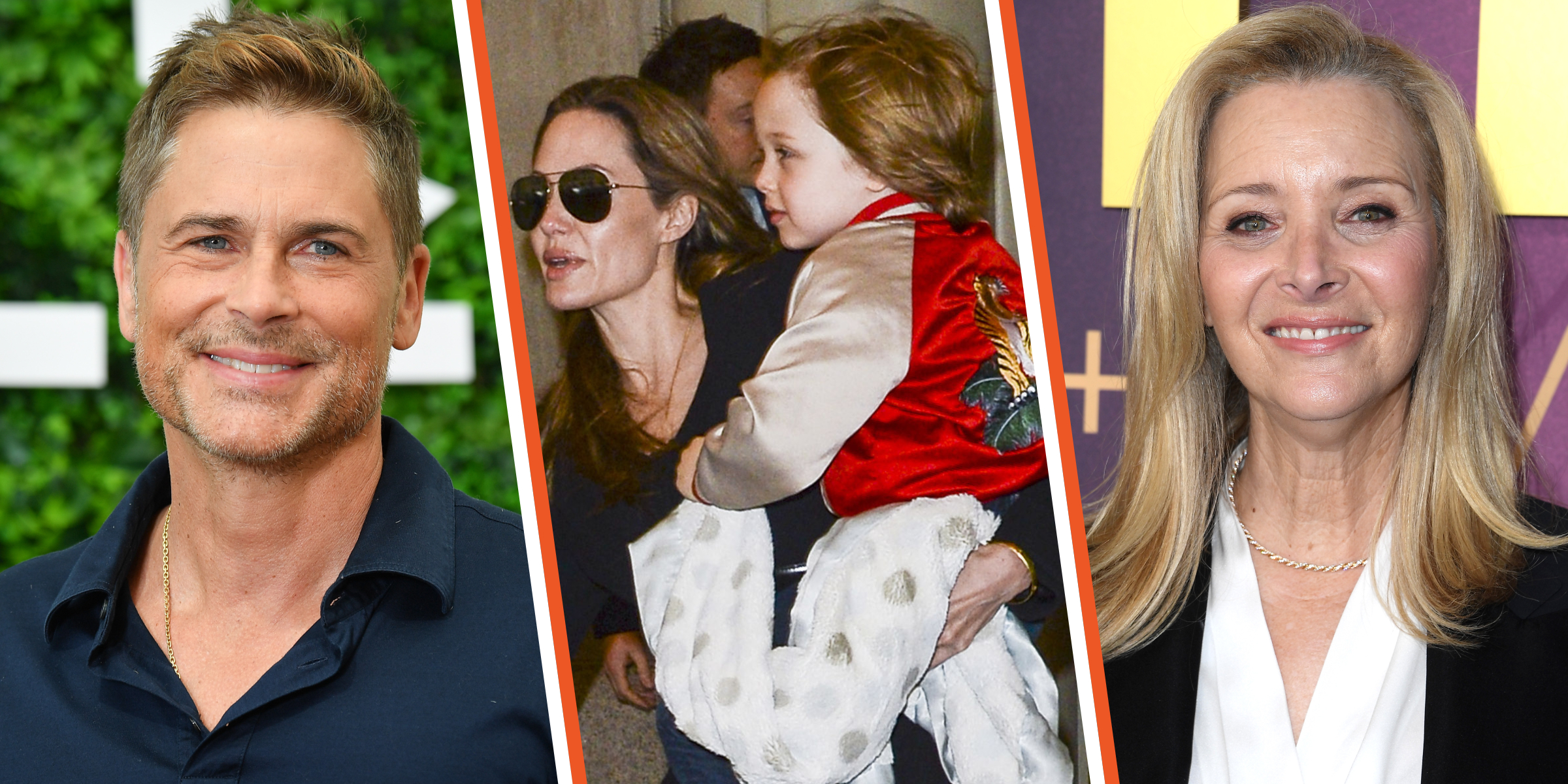 Rob Lowe | Angelina Jolie et son fils Knox Jolie-Pitt | Lisa Kudrow | Source : Getty Images