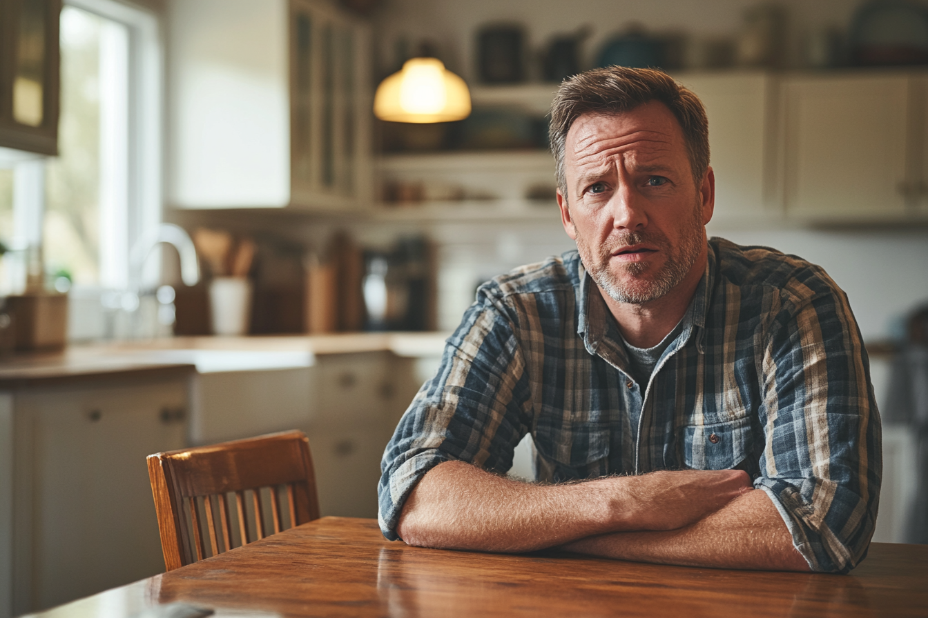 Un homme qui parle à quelqu'un | Source : Midjourney