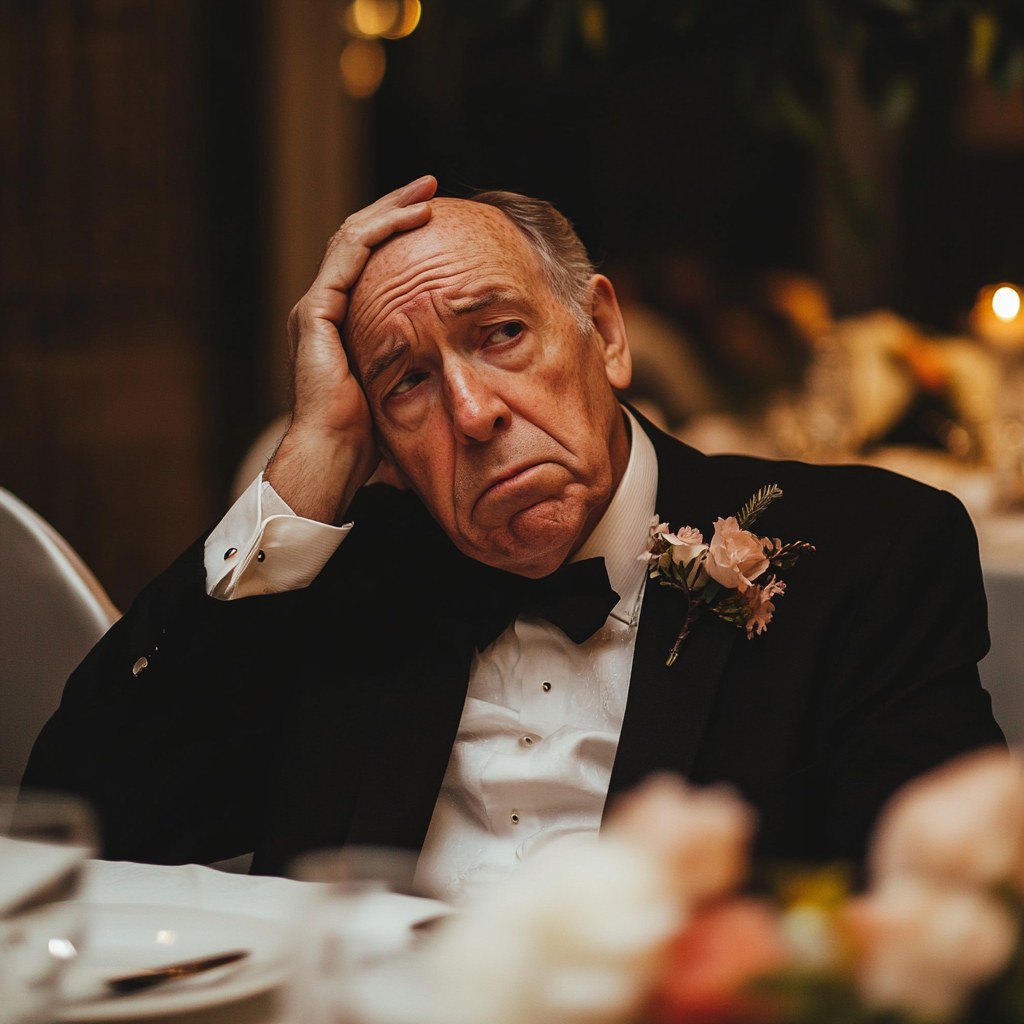 Un homme bouleversé qui se tient la tête | Source : Midjourney