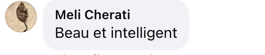Commentaire d'internaute sur la photo du fils d'Emmanuelle Béart | Source : Réseaux sociaux