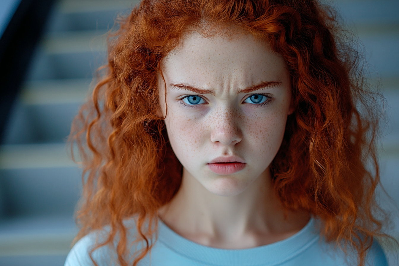 Une adolescente furieuse | Source : Midjourney