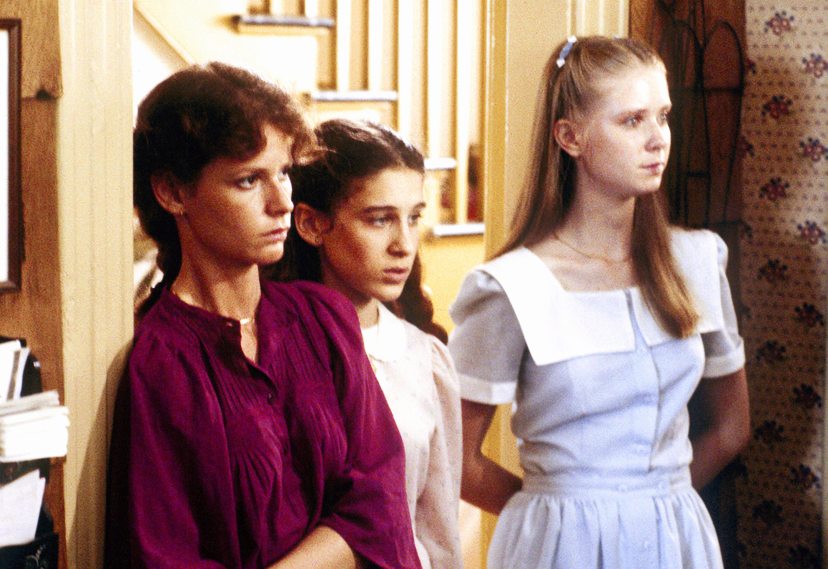 (G-R) Maia Danziger (Barbara), Sarah J. Parker (Katy) et Cynthia Nixon (Nancy) dans le film "My Body, My Child" le 12 avril 1982 | Source : Getty Images