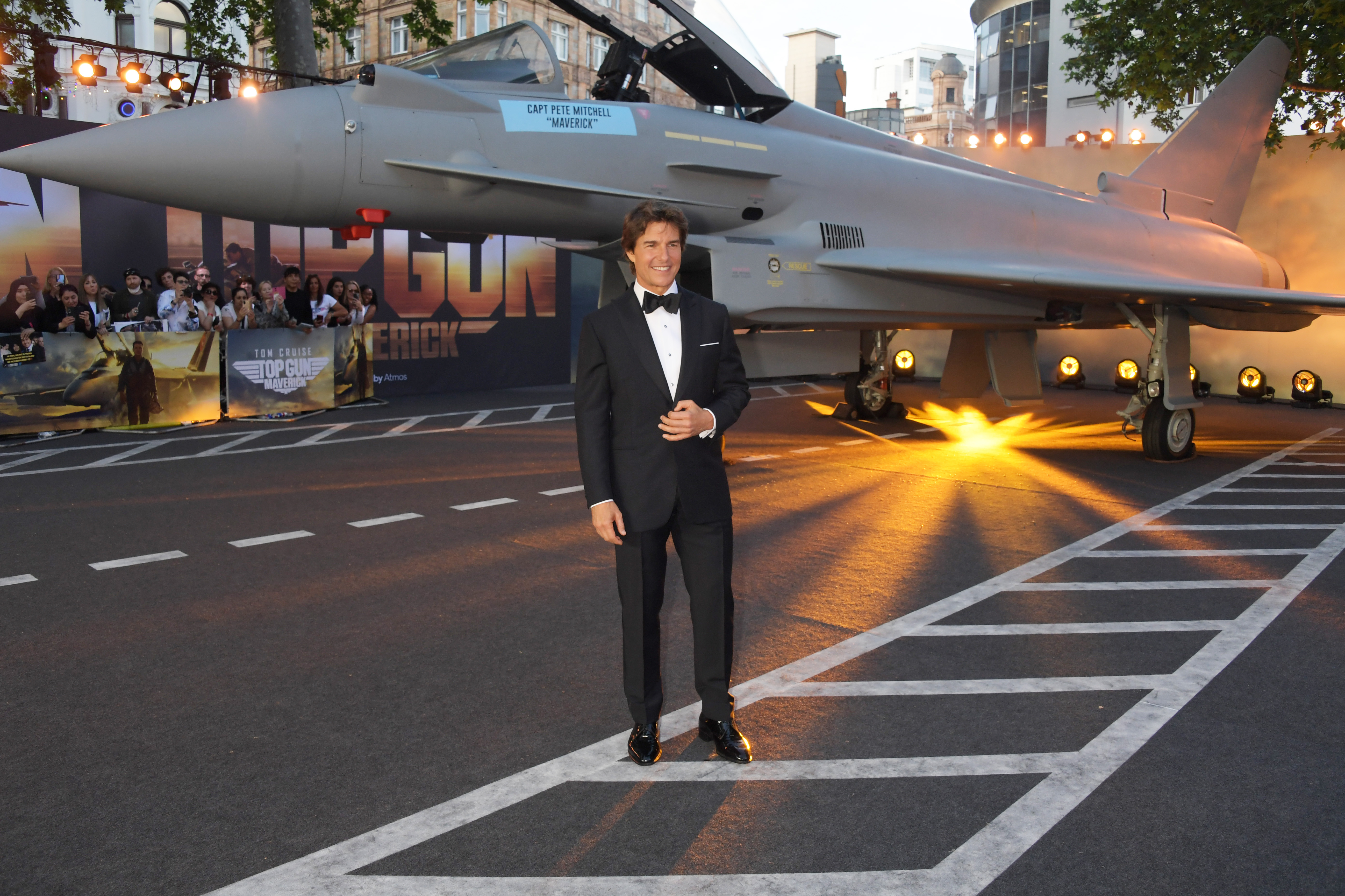 Tom Cruise lors de la projection de "Top Gun : Maverick" à Leicester Square le 19 mai 2022 à Londres, Angleterre | Source : Getty Images