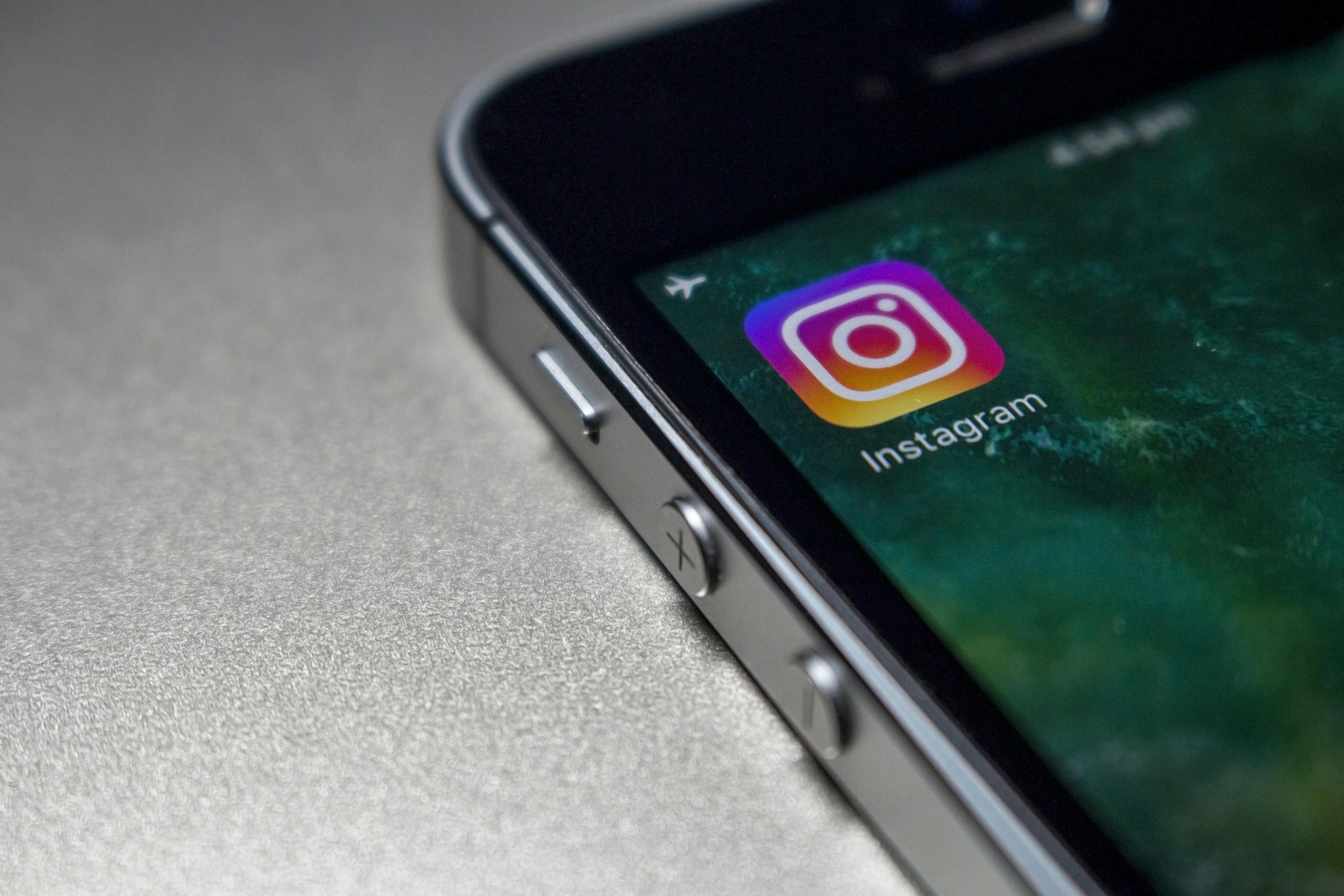 L'application Instagram sur un téléphone | Source : Pexels