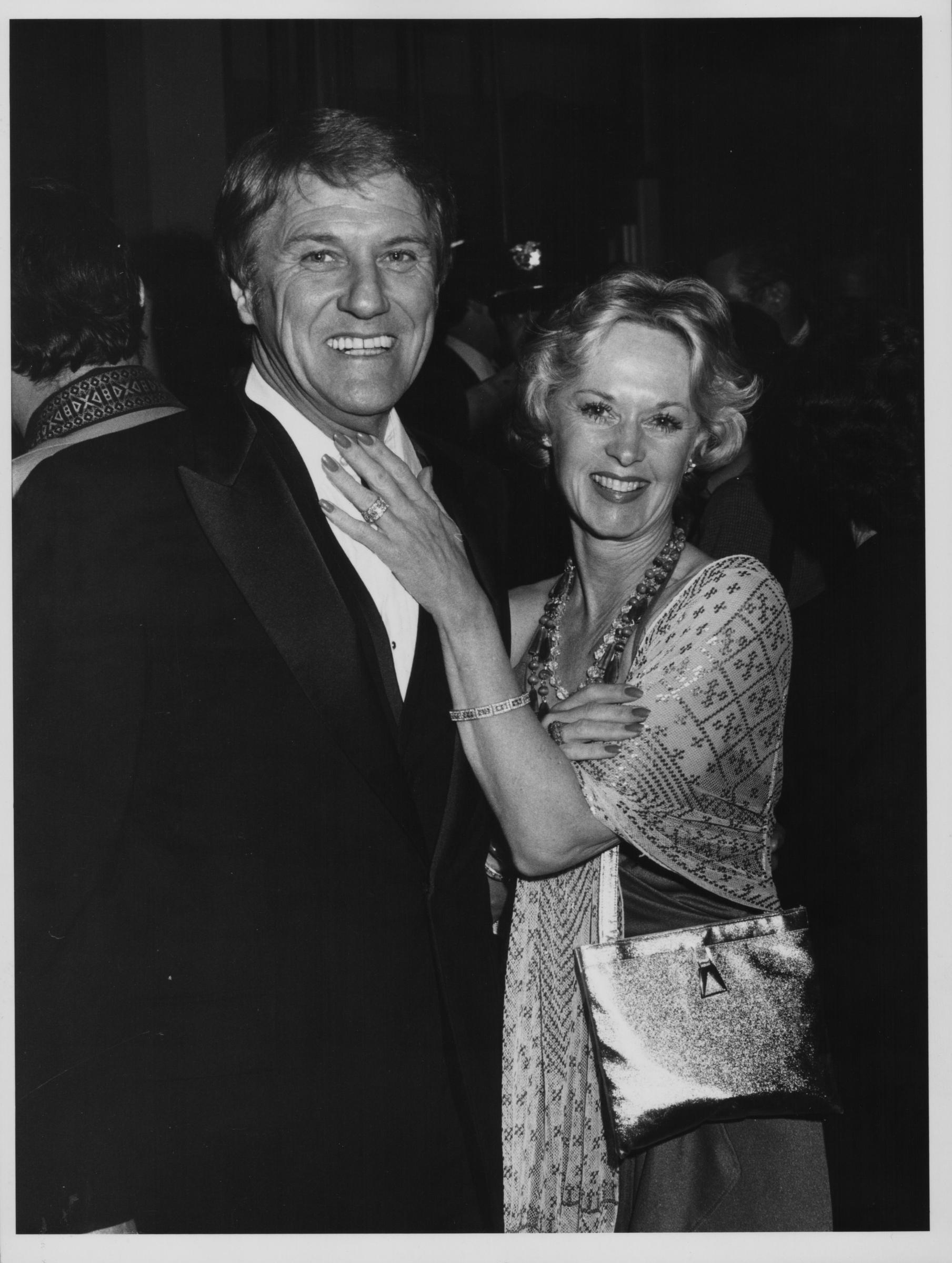 Noel Marshall et Tippi Hedren assistent aux Directors Guild of America Awards, au Beverly Hill Hilton, Californie, le 14 mars 1981. | Source : Getty Images