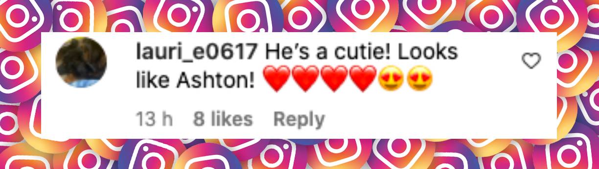 Commentaire d'un fan sur Dimitri et Ashton Kutcher, posté le 7 janvier 2025 | Source : Instagram/extratv