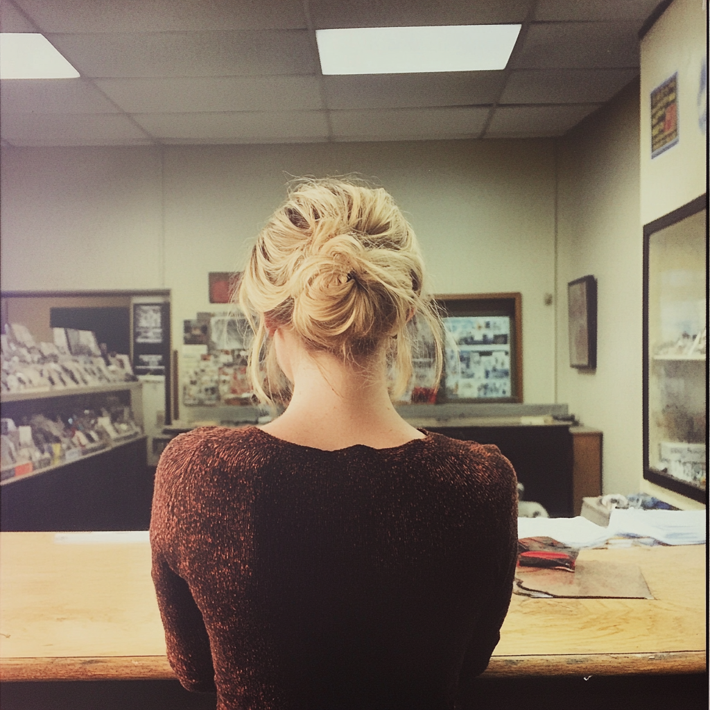 Une femme dans un magasin de prêts sur gages | Source : Midjourney