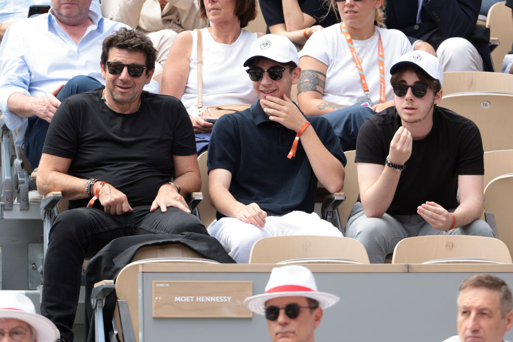 Patrick Bruel et ses deux fils | Source : Getty Images