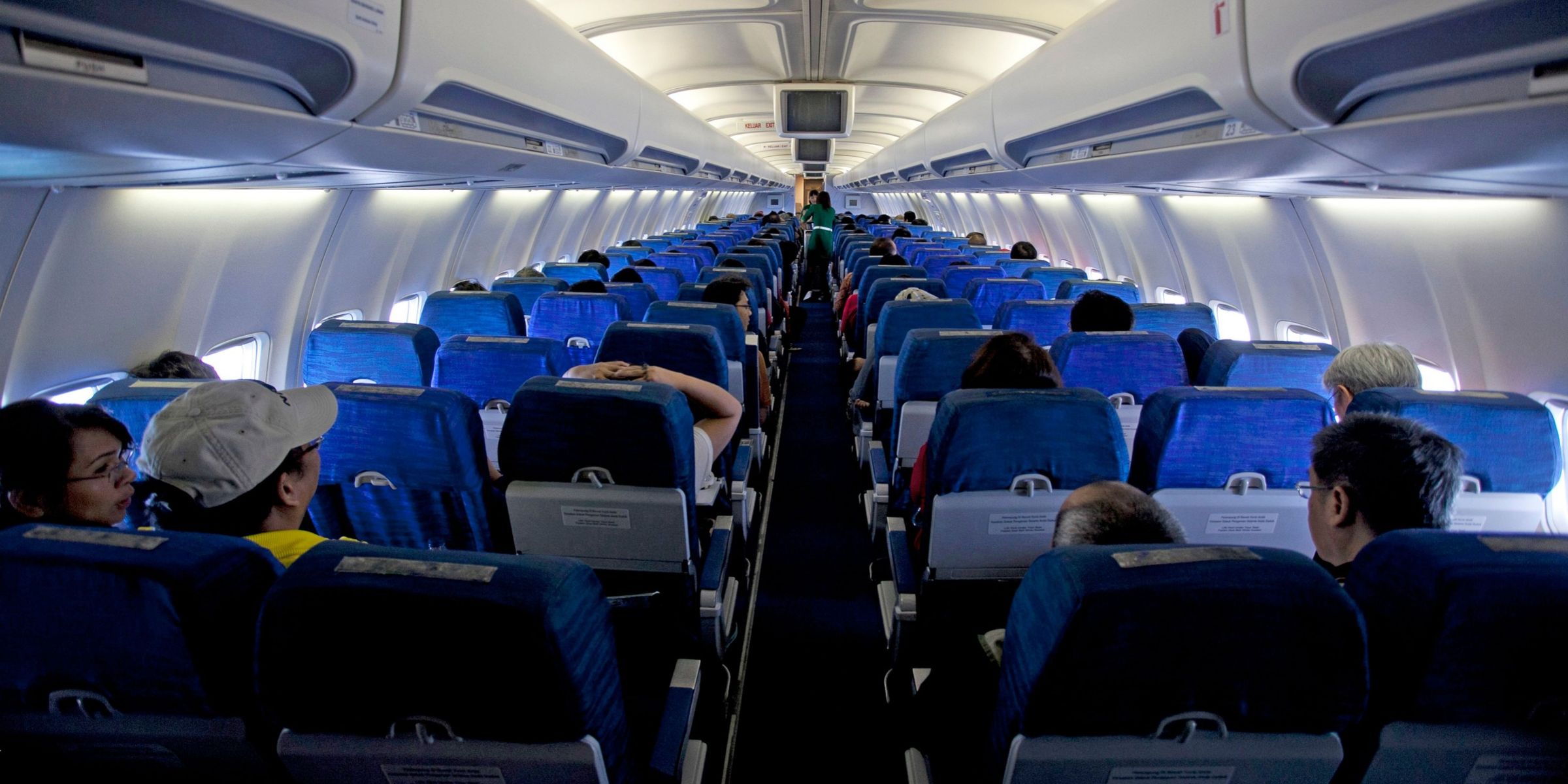 L'intérieur d'un avion | Source : Pexels