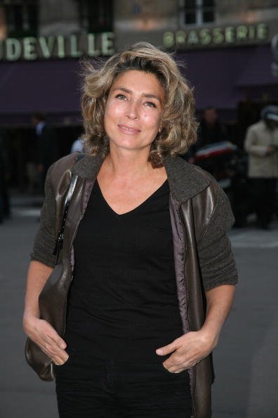 Marie-Ange Nardi assiste au cocktail de TF1 au Palais Brongniart.| Photo : Getty Images