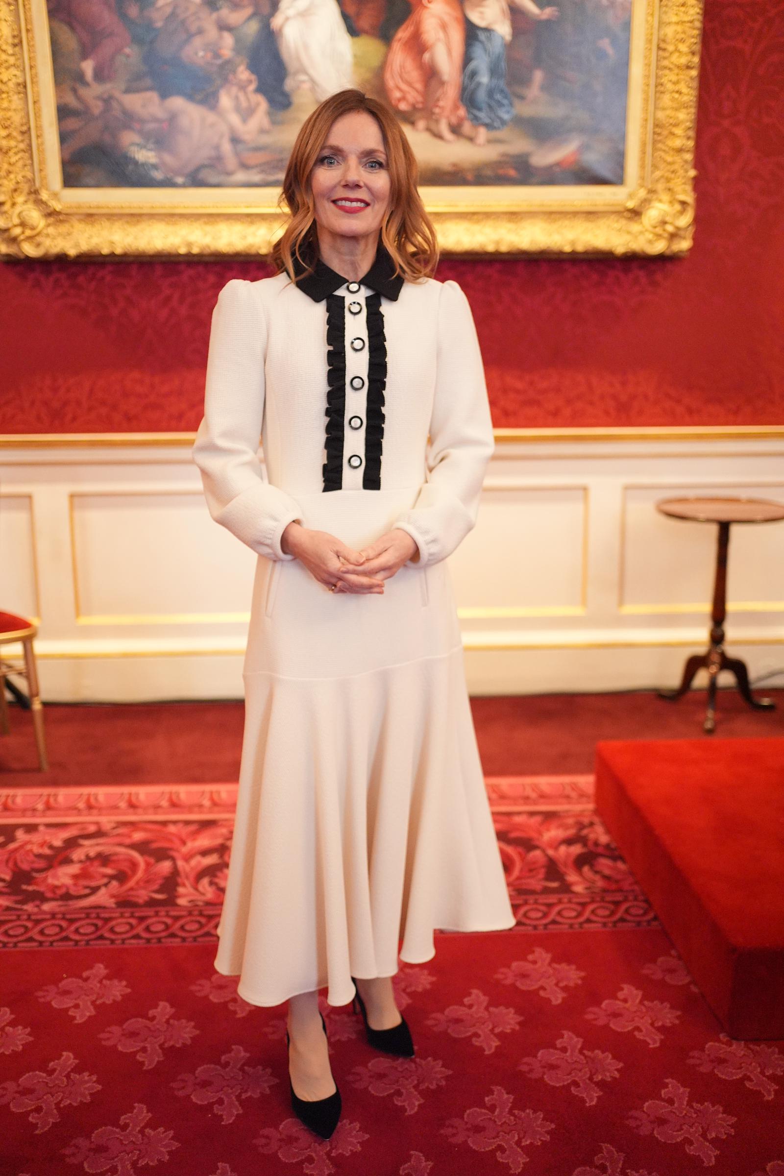 Geri Halliwell lors d'une réception organisée en l'honneur des lauréats du Concours de rédaction du Commonwealth de la Reine, au palais Saint-James, le 20 novembre 2025 à Londres, en Angleterre | Source : Getty Images