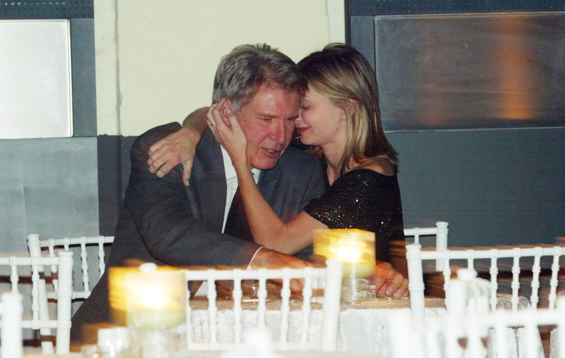 Harrison Ford avec sa compagne | Source : Getty Images