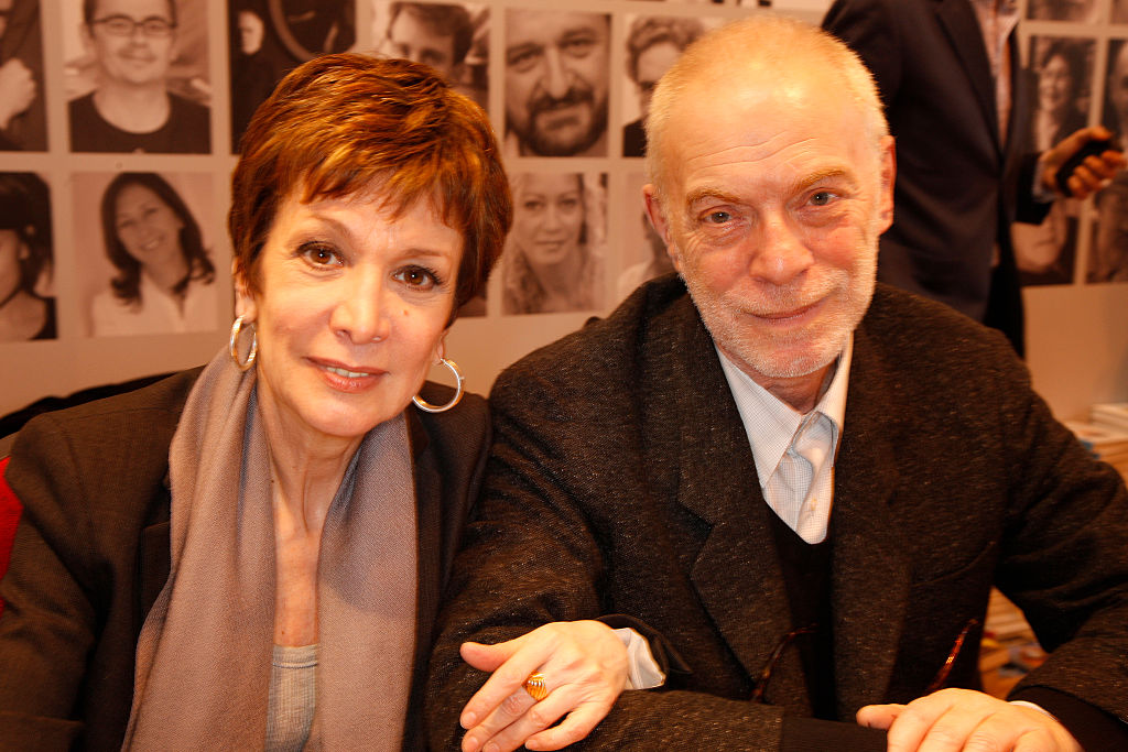 Catherine Laborde et Thomas Stern photographiés à Paris. (Photo d'Eric Fougere/VIP Images/Corbis via Getty Images)