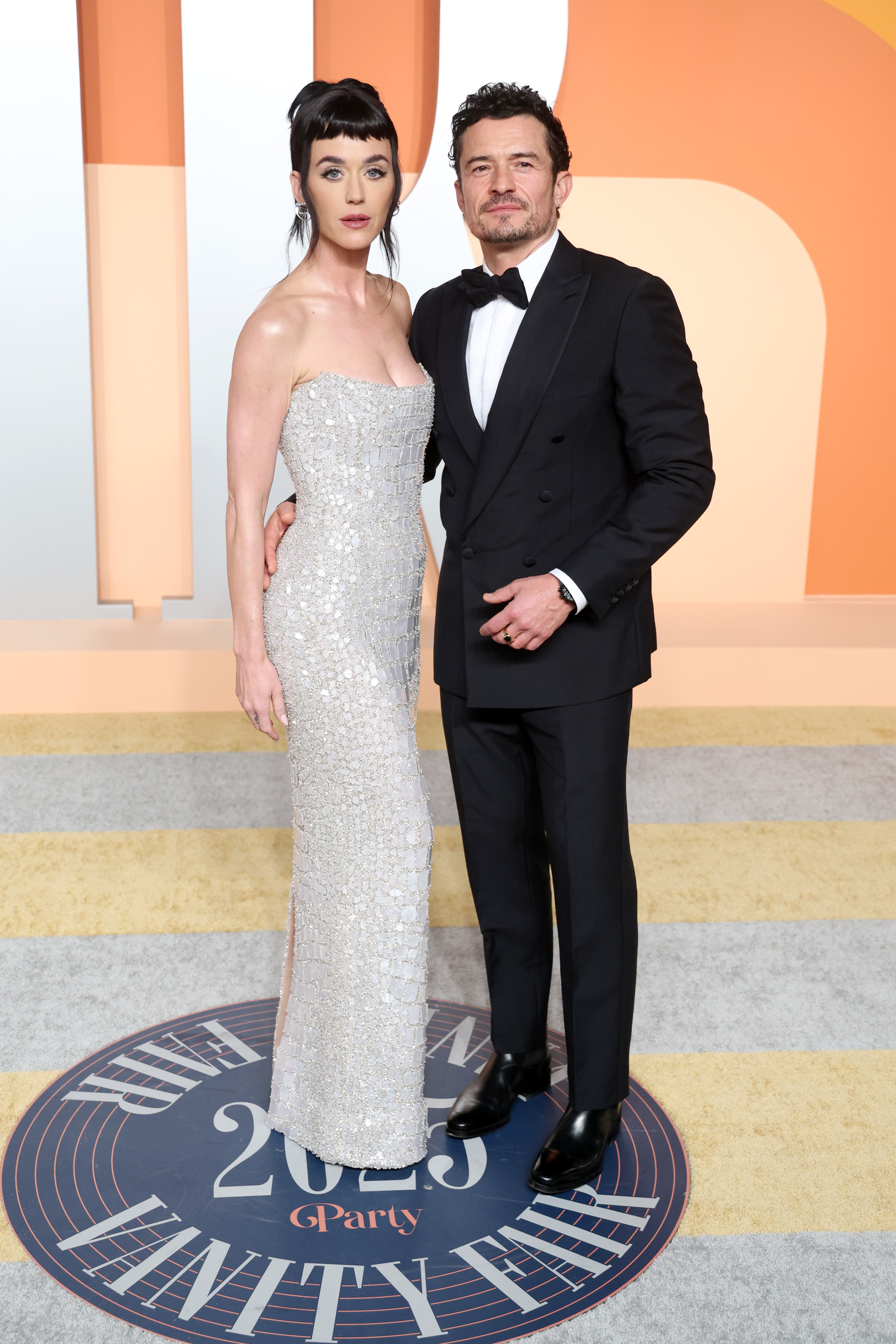 Katy Perry et Orlando Bloom le 2 mars 2025, à Beverly Hills, en Californie. | Source : Getty Images