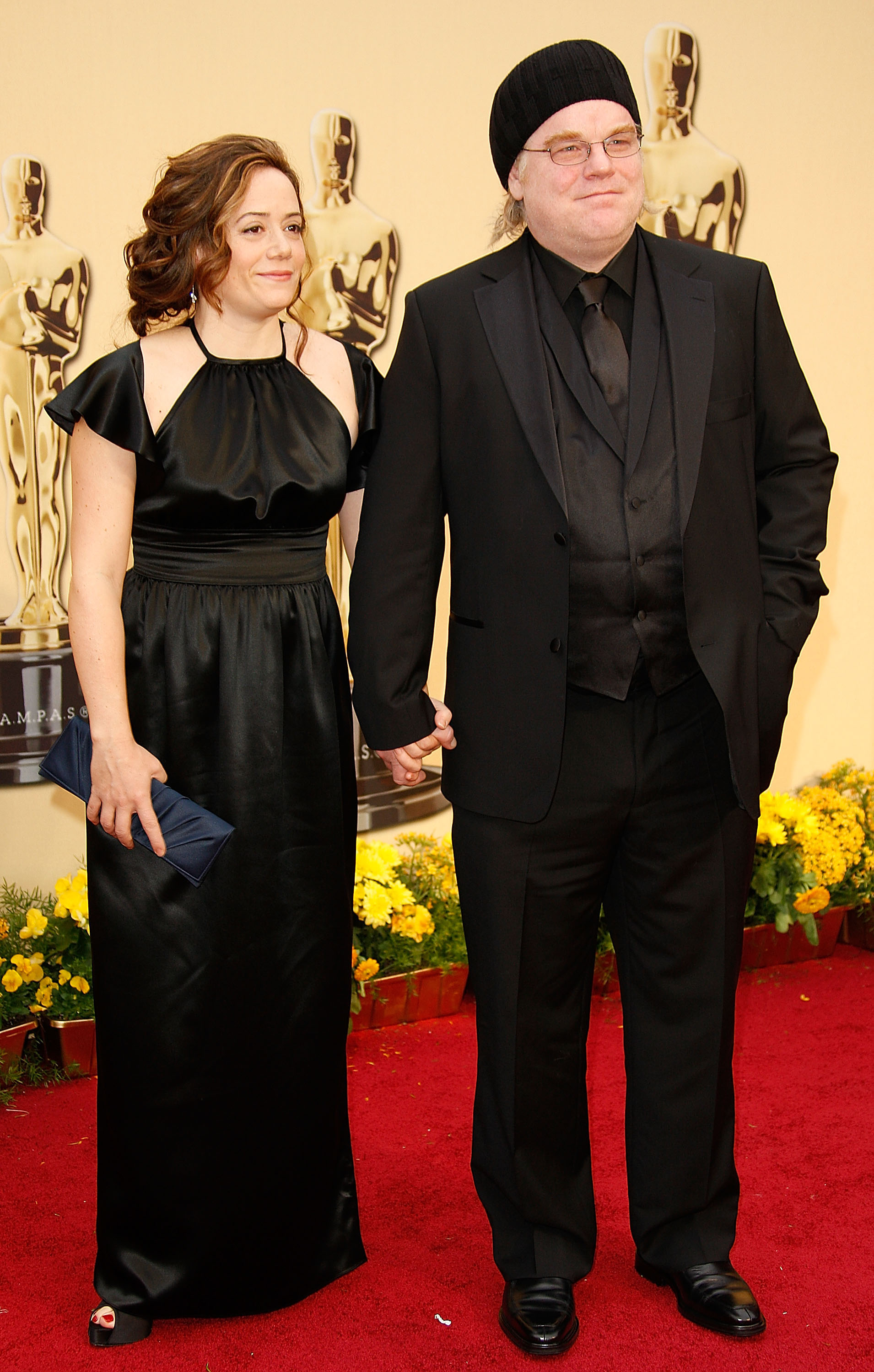 Philip Seymour Hoffman et Mimi O'Donnell lors de la 81e cérémonie des Oscars au Kodak Theatre à Hollywood, Californie, le 22 février 2009 | Source : Getty Images