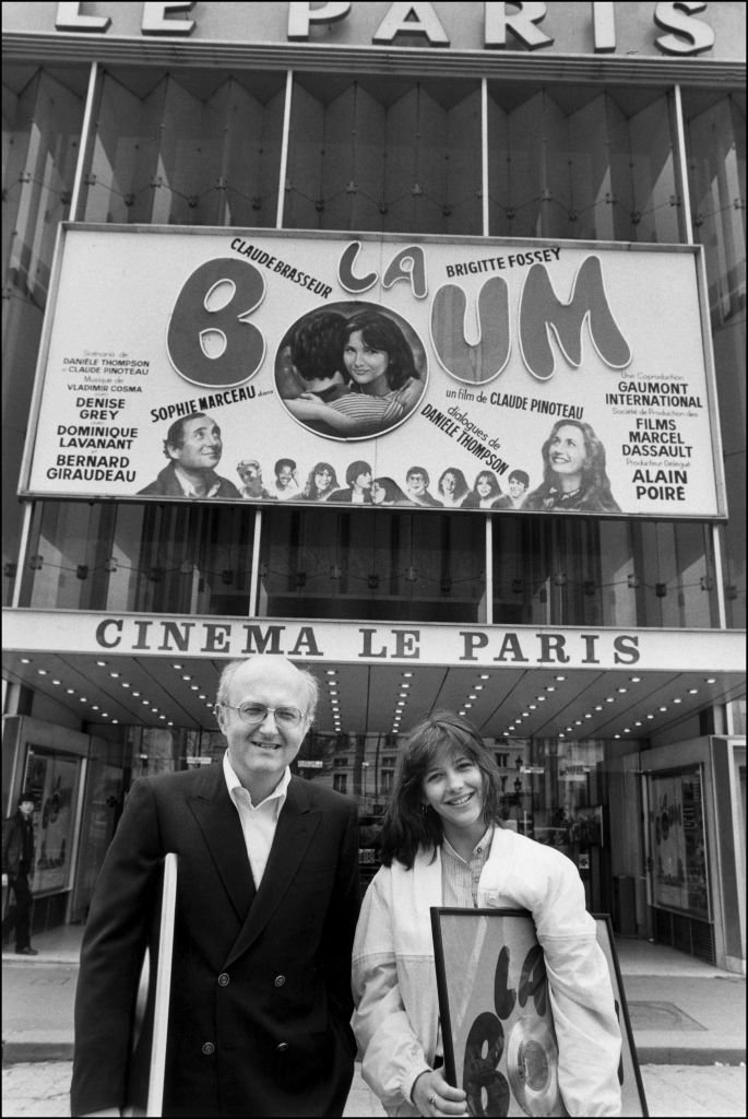 Sophie Marceau et Vladimir Cosma à la sortie du film "La Boum " de claude Pinoteau. | Photo : Getty Images