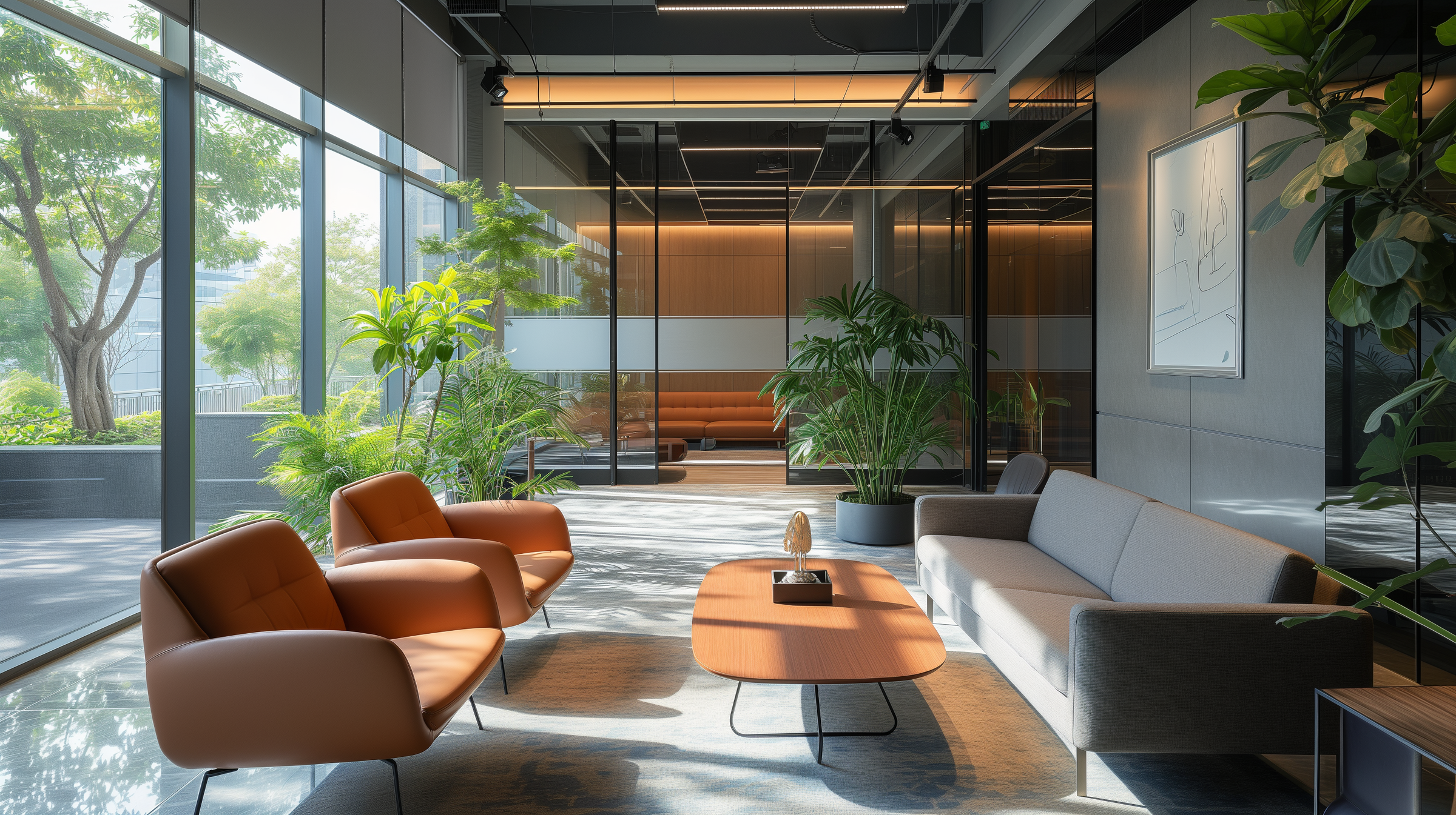 An office entrance hall | Source: Midjourney