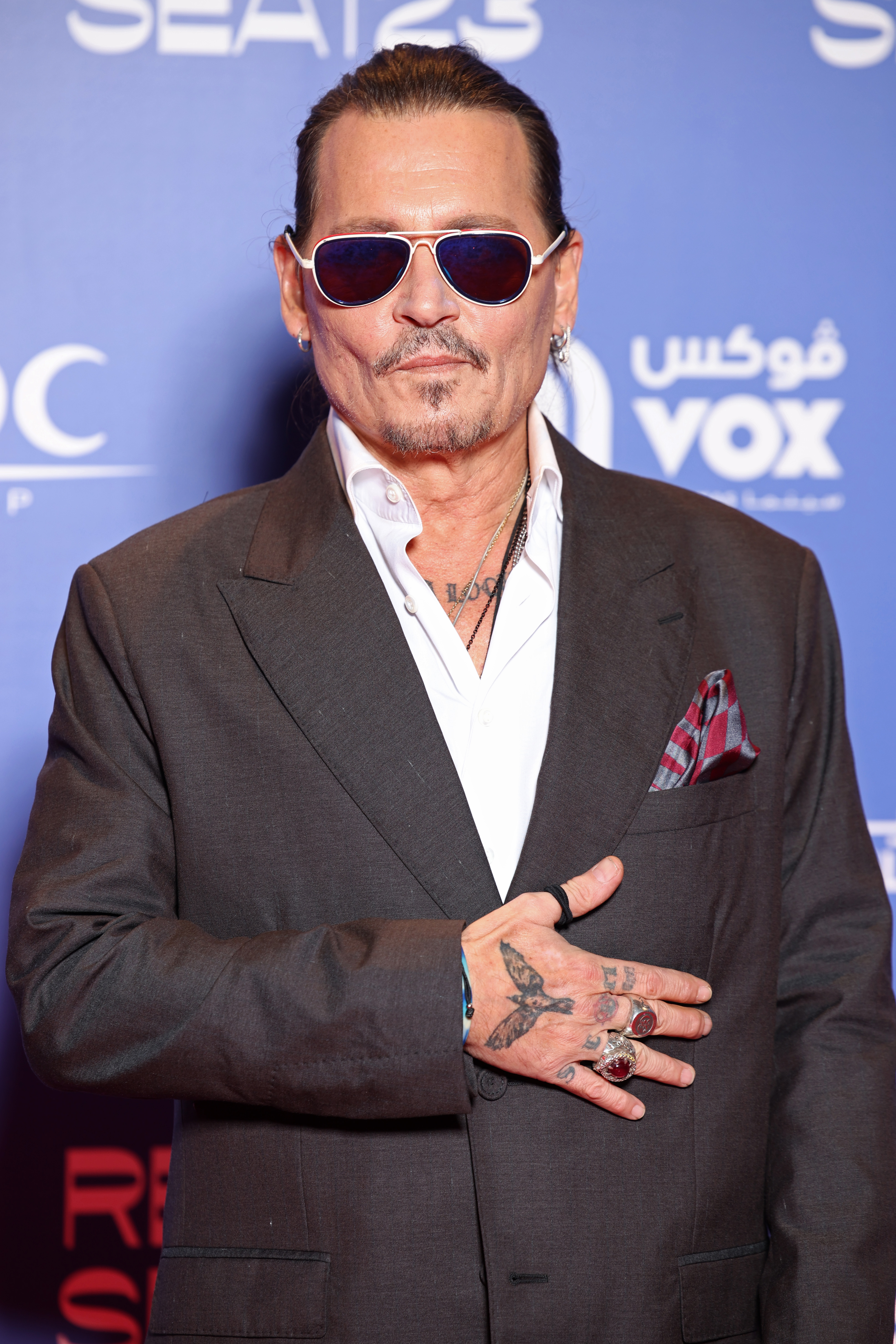 Johnny Depp au festival international du film de la mer Rouge à Jeddah, en Arabie saoudite, le 1er décembre 2023 | Source : Getty Images
