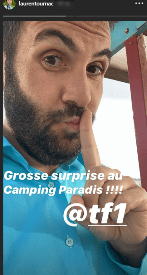 Story de Laurent Ournac annonçant une grosse surprise. | Photo : Instagram Story / Laurent Ournac