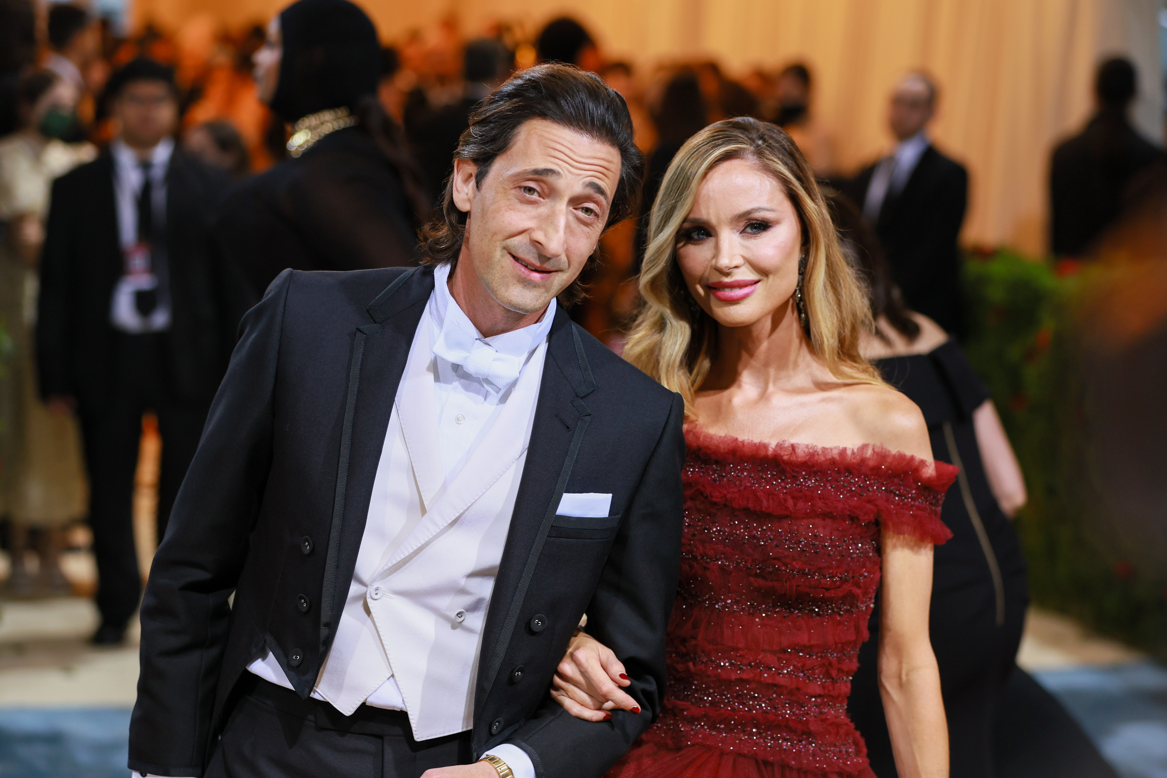 Adrien Brody et Georgina Chapman | Source : Getty Images