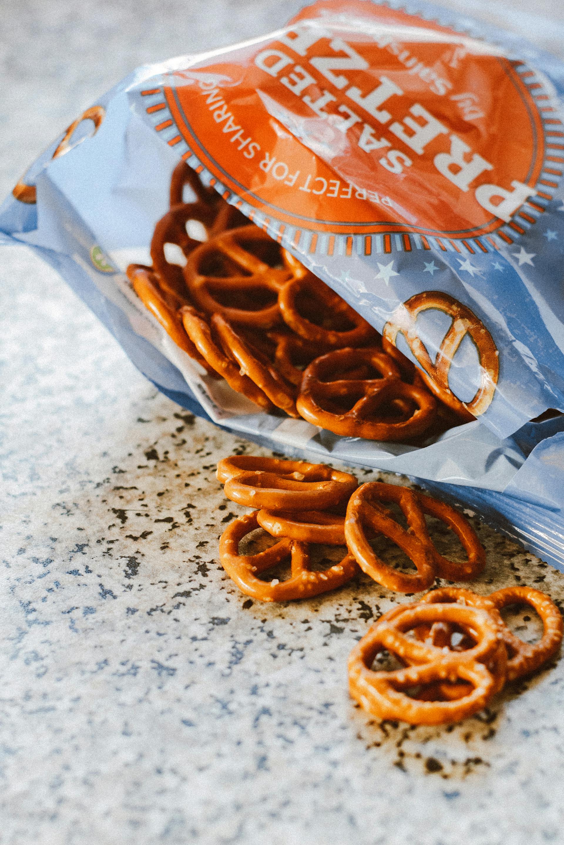 Un paquet de bretzels | Source : Pexels