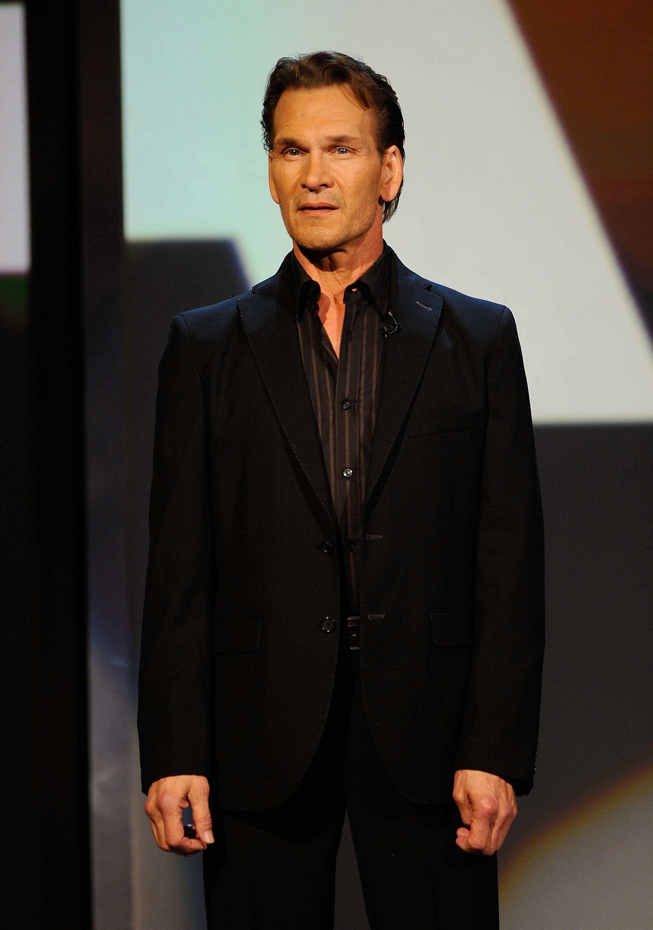 Patrick Swayze participe à l'événement Stand Up To Cancer le 5 septembre 2008 à Hollywood, en Californie. | Source : Getty Images