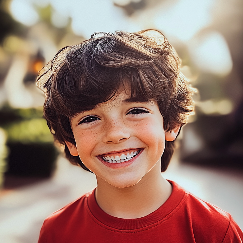 A smiling little boy | Source: Midjourney