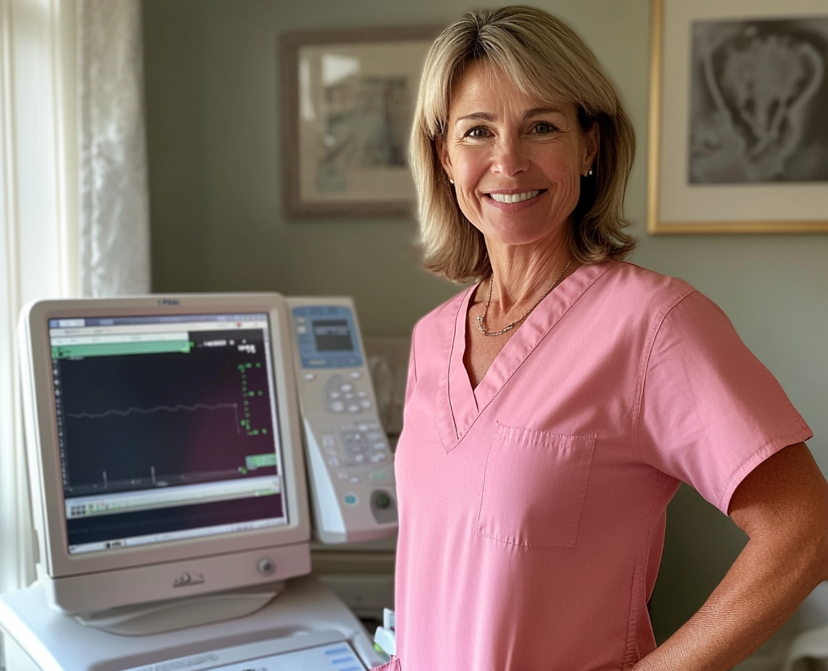 Un médecin debout dans son bureau | Source : Midjourney