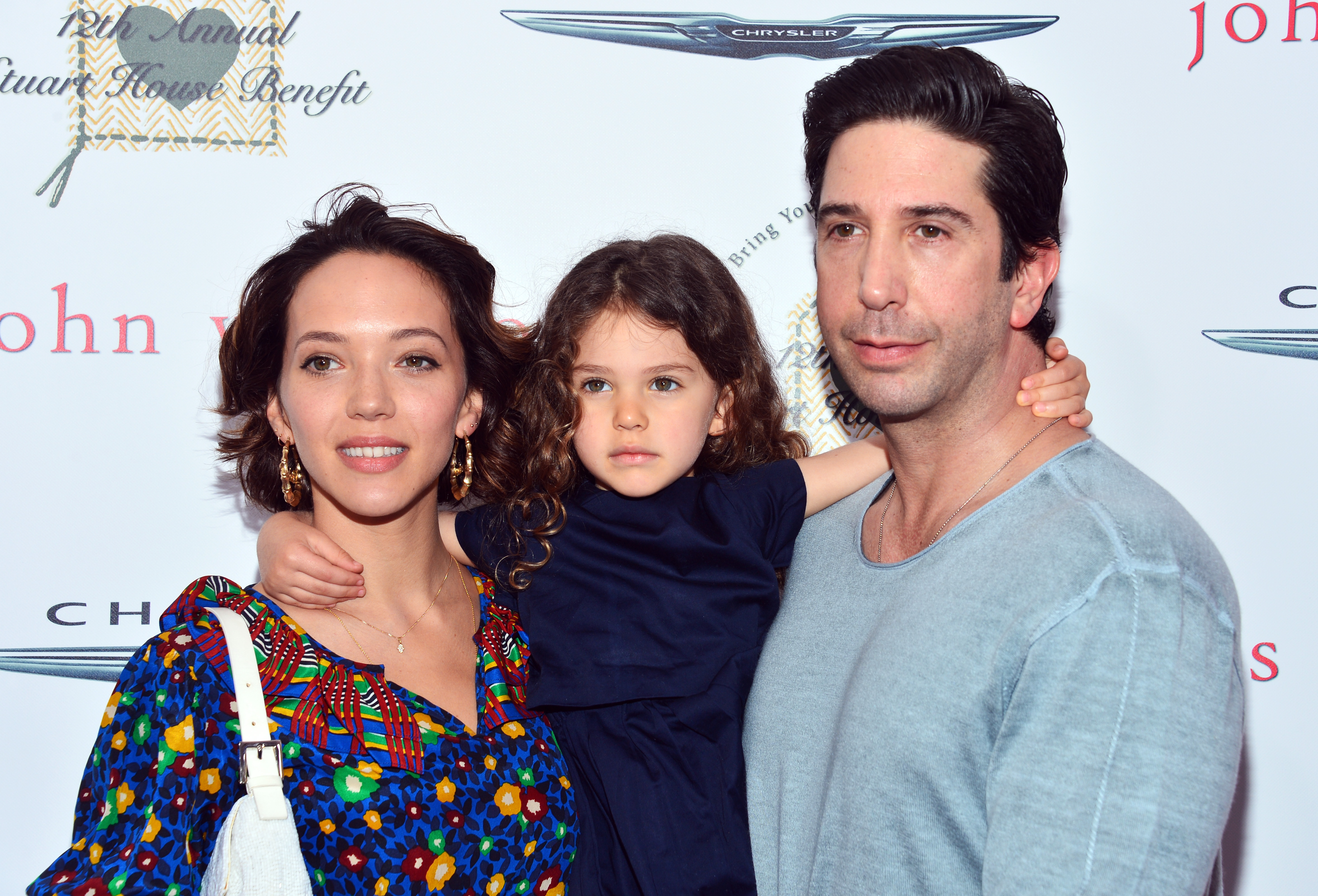 David Schwimmer, Zoe Buckman et leur fille Cleo Buckman Schwimmer à Los Angeles, en Californie, le 26 avril 2015 | Source : Getty Images