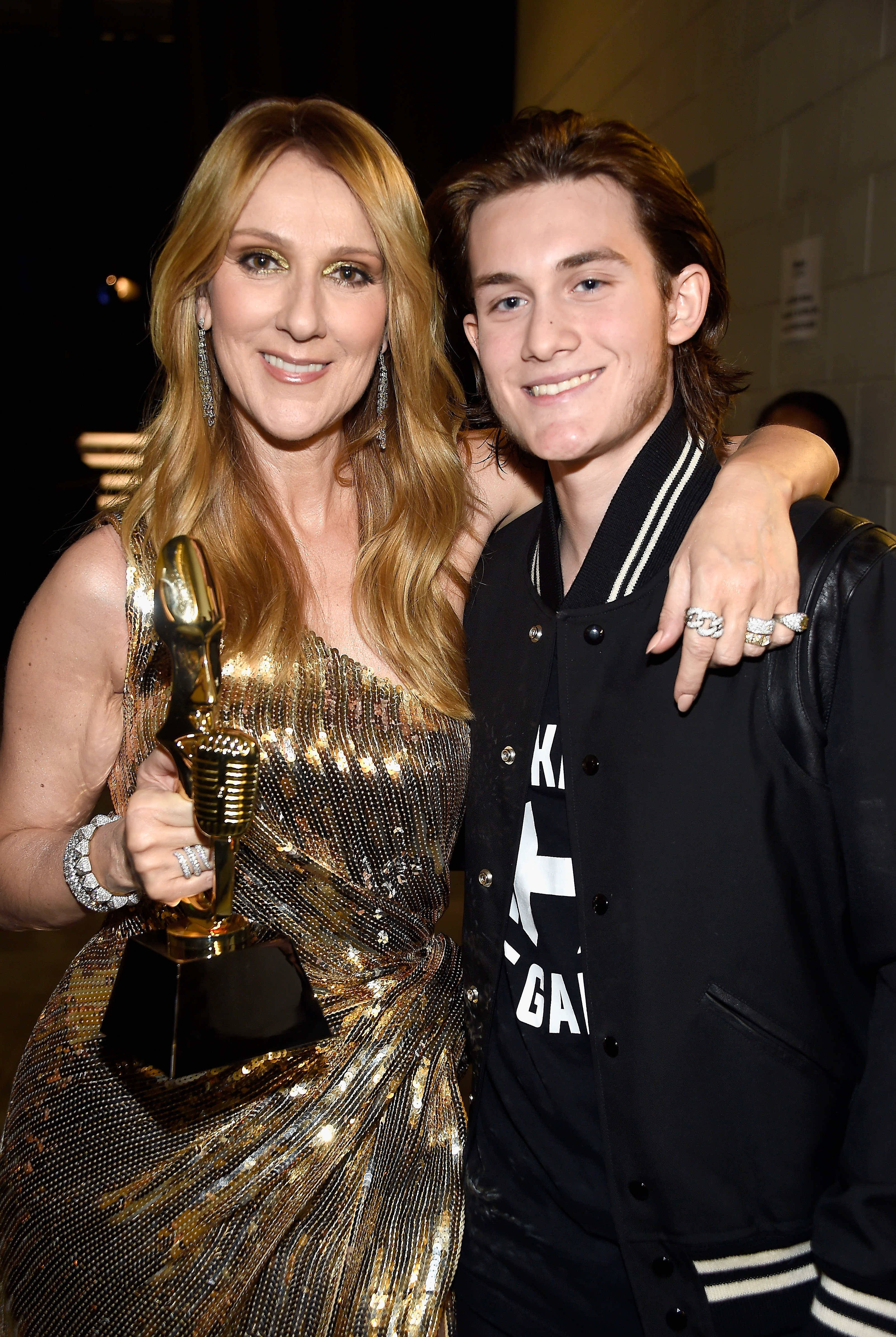 Céline Dion et René-Charles Angelil aux Billboard Music Awards 2016 à Las Vegas, Nevada, le 22 mai 2016 | Source : Getty Images