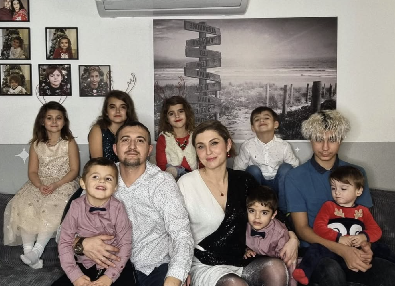 Le couple Pellissard et leurs enfants | Source : Instagram