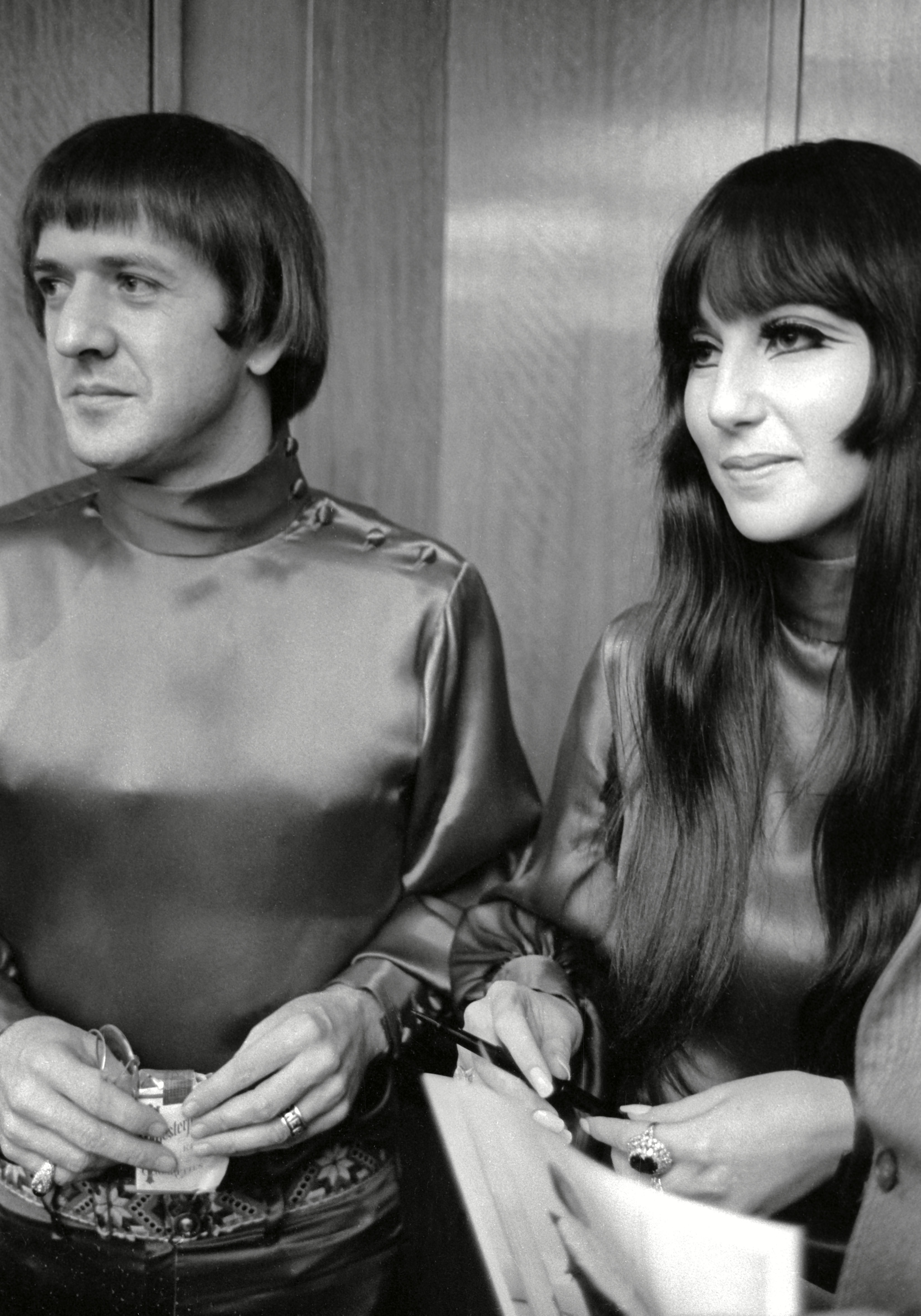 Sonny Bono et Cher le 6 mai 1967 à New York | Source : Getty Images