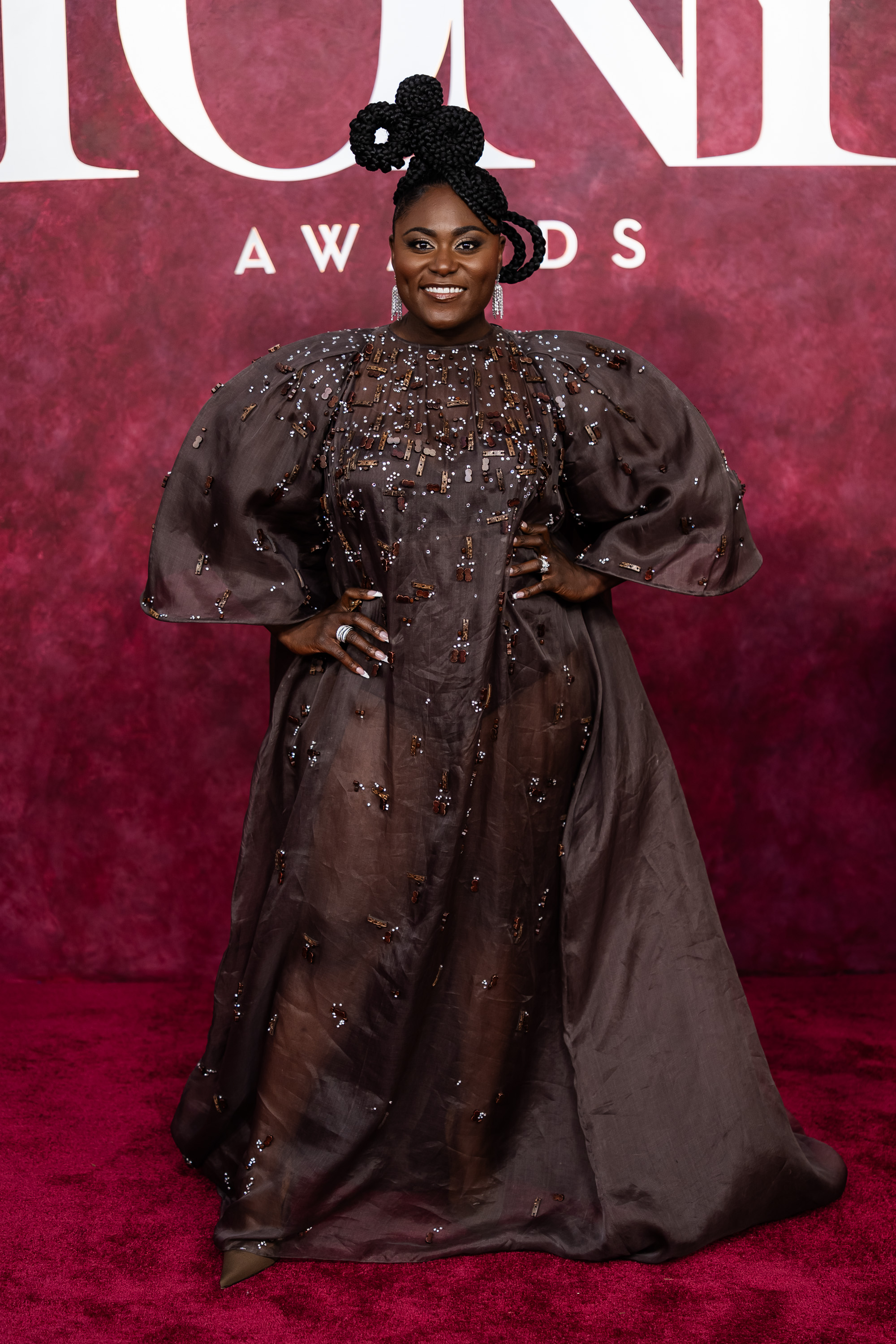 Danielle Brooks pose sur le tapis rouge de la 78e cérémonie annuelle des Tony Awards, le 8 juin 2025, à New York. | Source : Getty Images