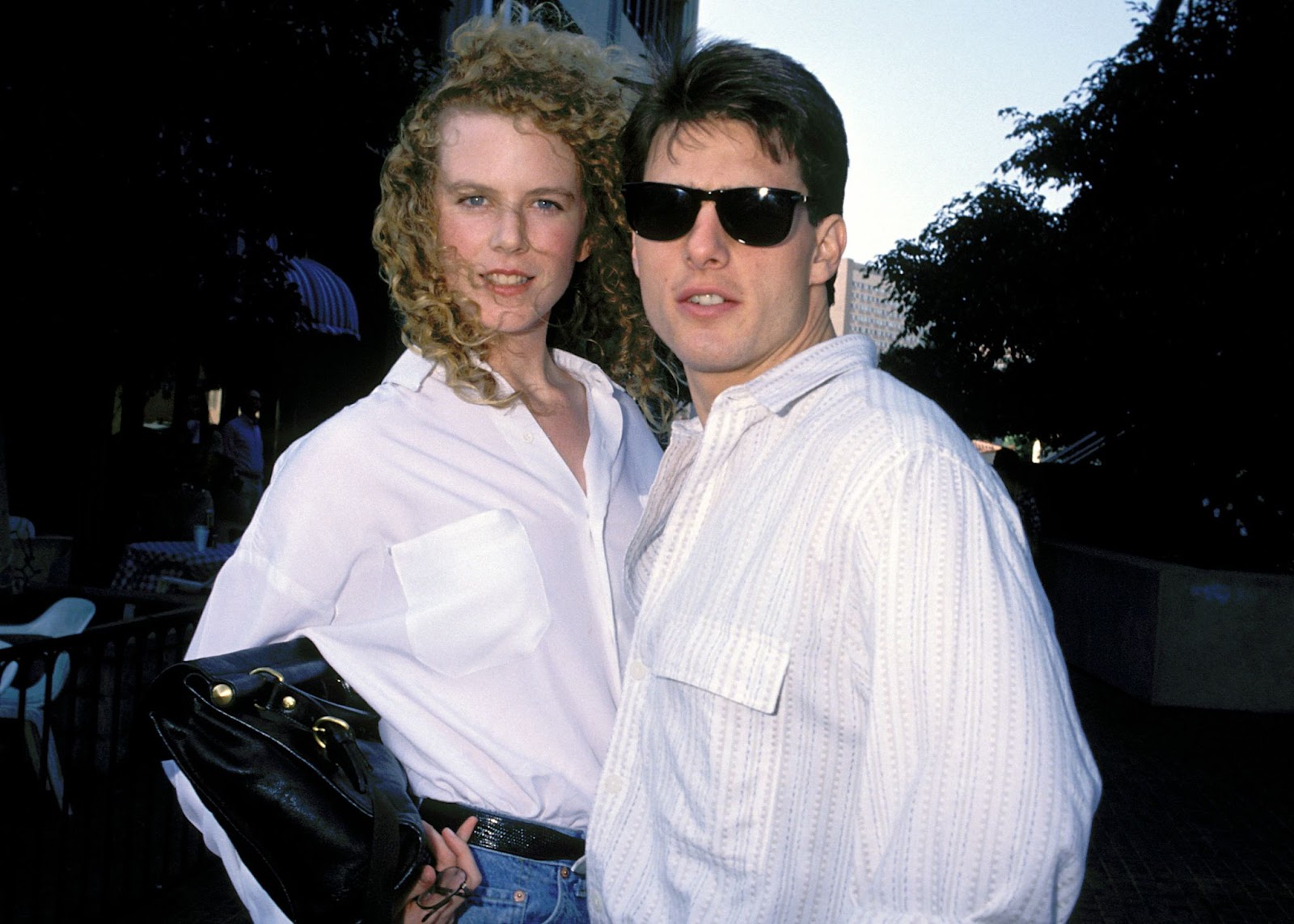 Nicole Kidman et Tom Cruise à Los Angeles vers 1990. | Source : Getty Images