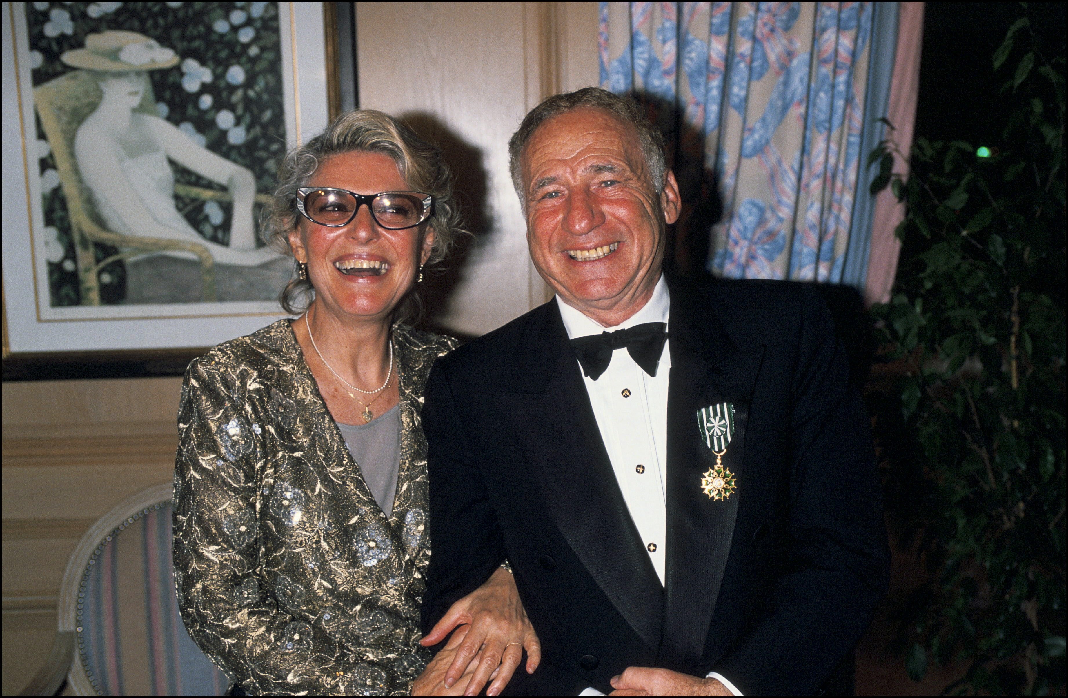 Mel Brooks et Ann Bancroft à Cannes, France, le 15 mai 1991 | Source : Getty Images