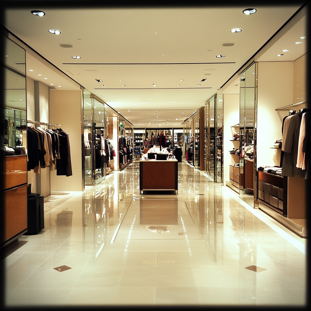 L'intérieur d'un grand magasin | Source : Midjourney