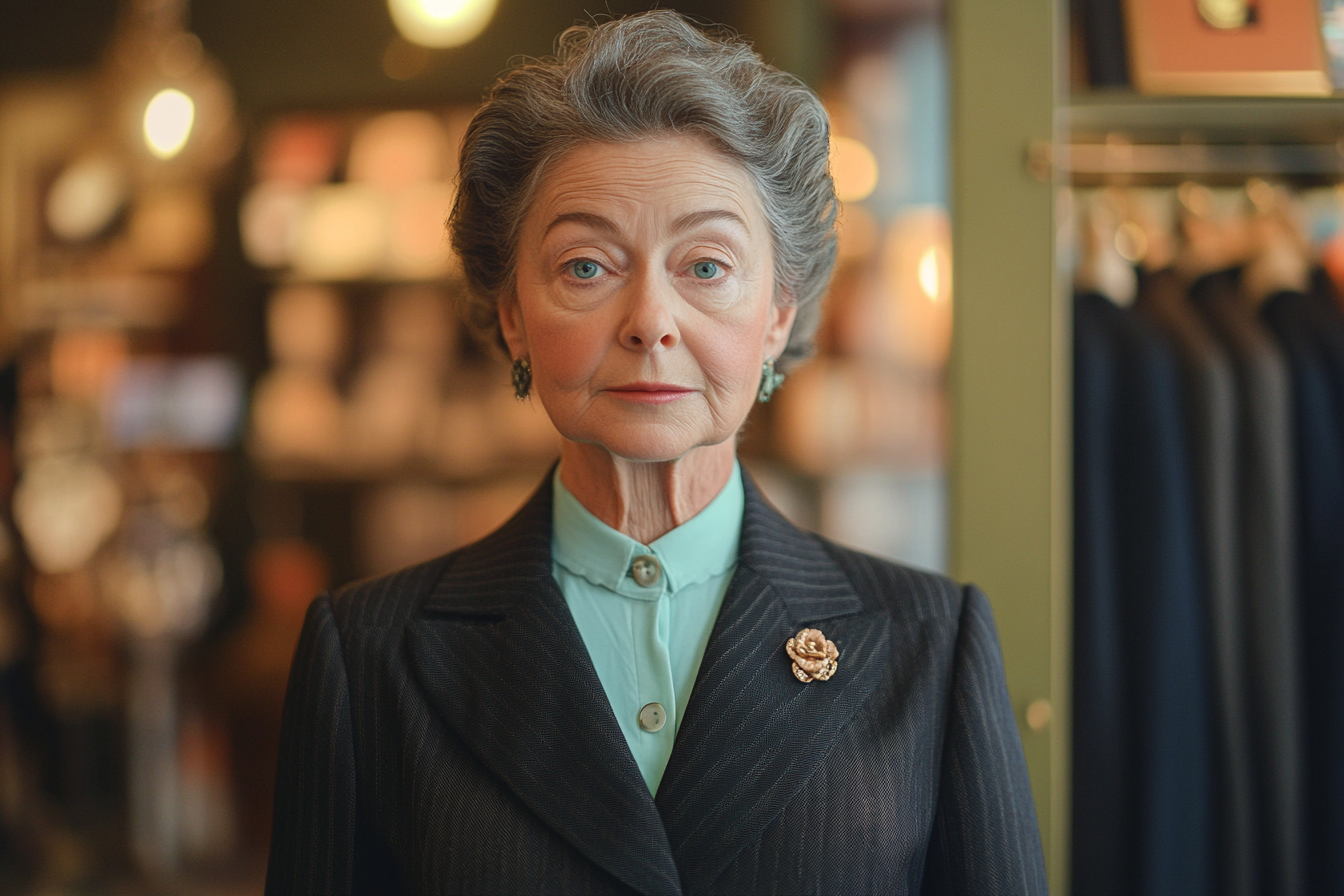 Une femme d'âge mûr dans un grand magasin | Source : Midjourney