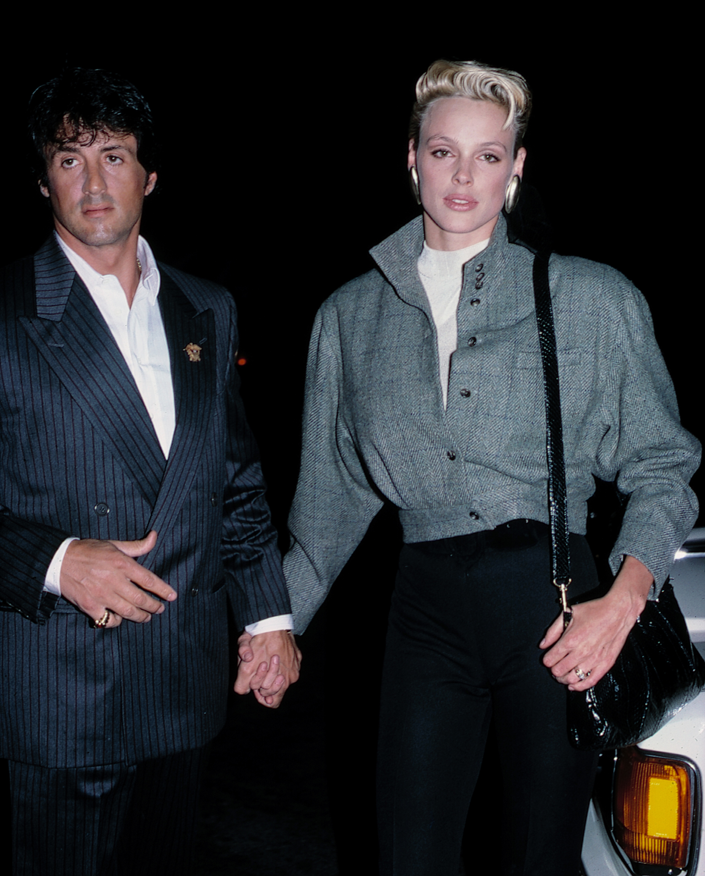 Sylvester Stallone et Brigitte Nielsen, vers 1986 | Source : Getty Images