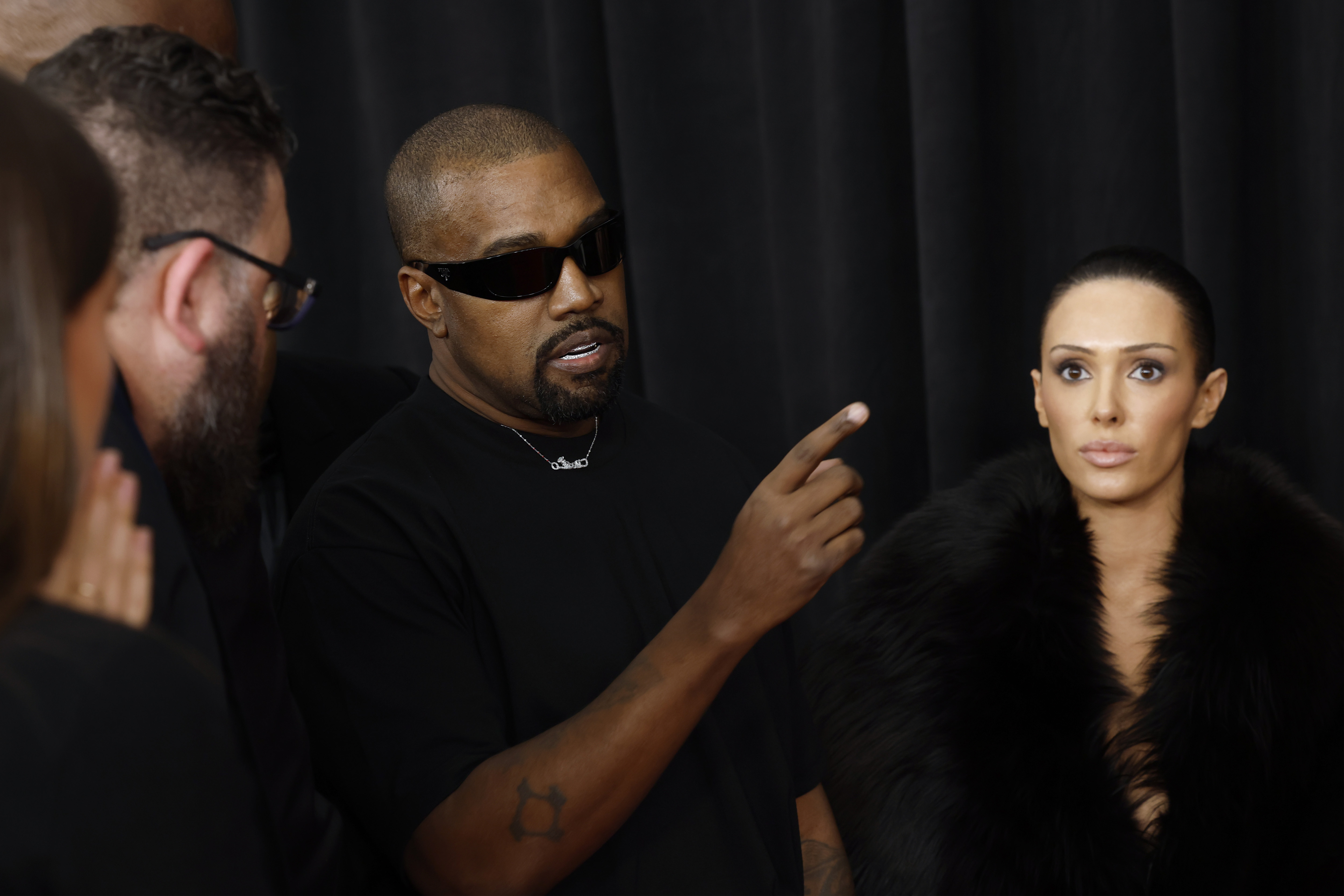 Kanye West et Bianca Censori le 2 février 2025 | Source : Getty Images