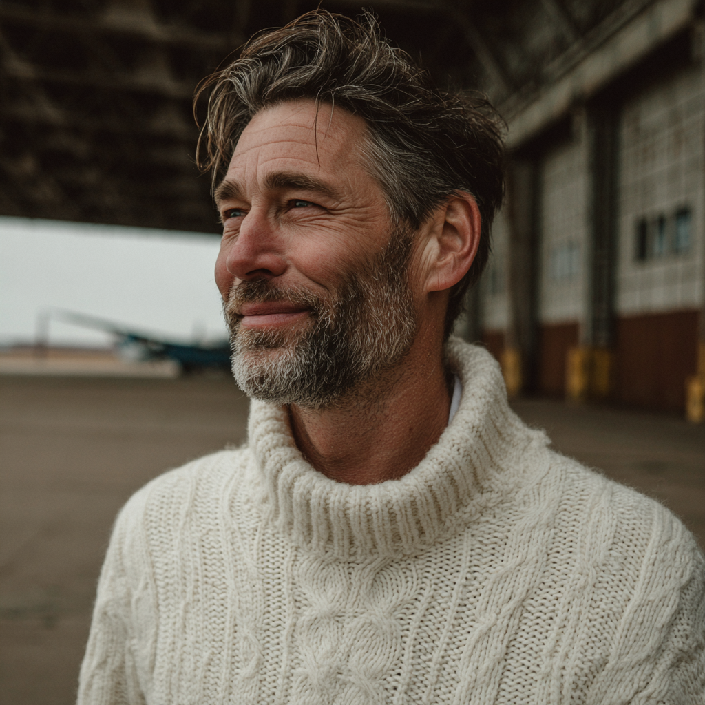 Un homme âgé souriant | Source : Midjourney