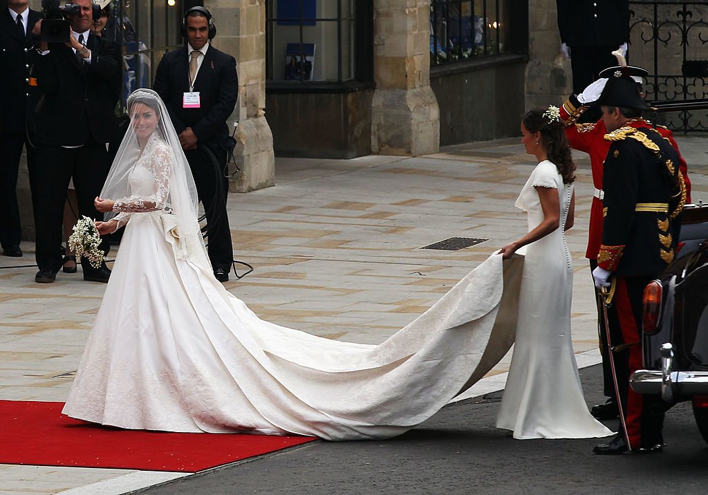 Pippa Middleton au mariage de sa sœur. l Source : Getty Images