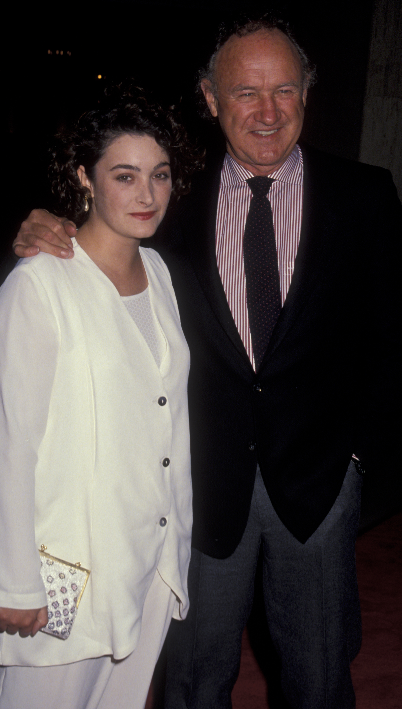 Gene Hackman et sa fille, Leslie Hackman, à la première de "Class Action" au Century City, Californie, le 13 mars 1991 | Source : Getty Images