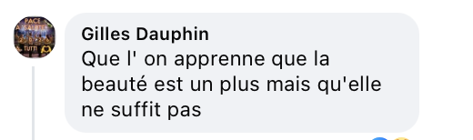 Commentaire d'un internaute I Source : https://www.facebook.com/photo/?fbid=1495090372272702&set=a.252037809911304