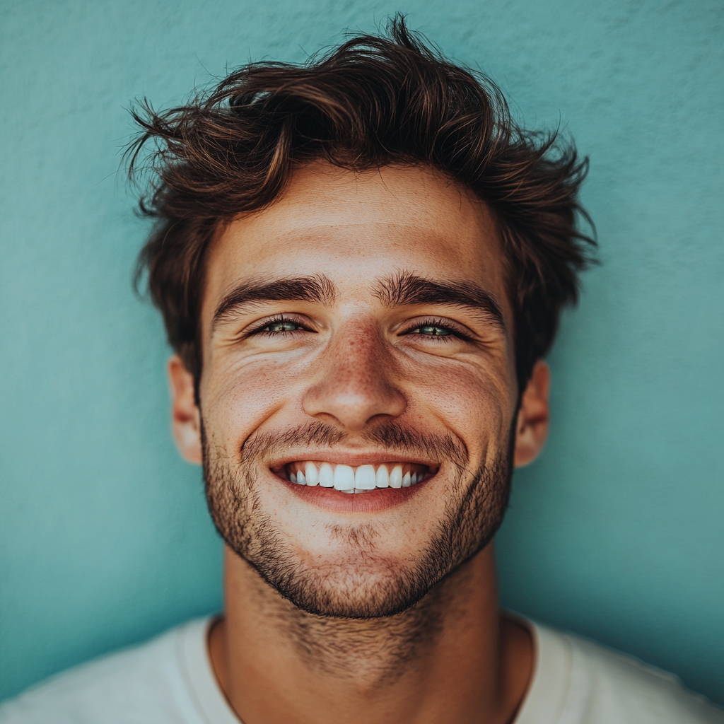 Un homme souriant | Source : Midjourney