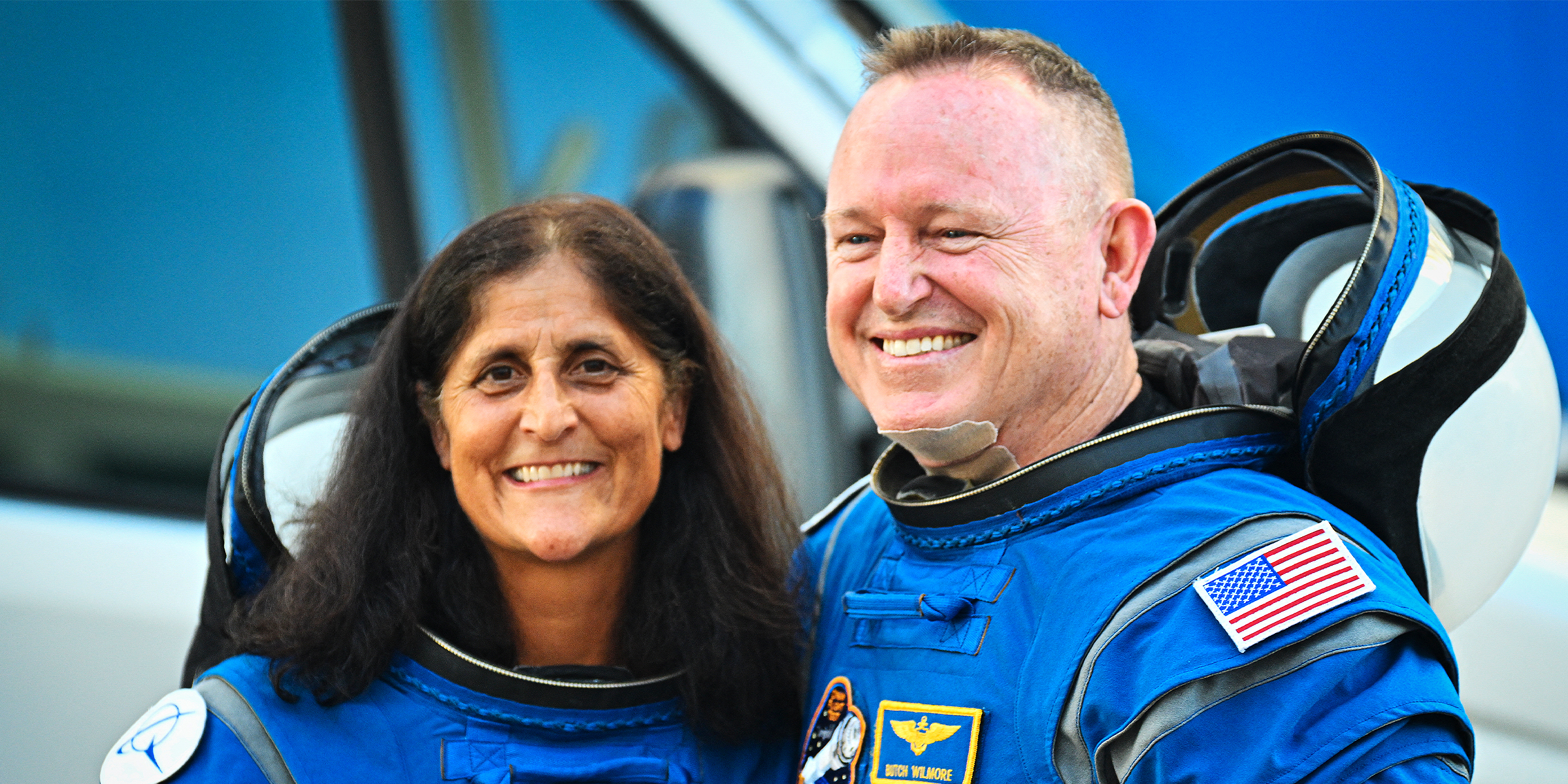 Suni Williams et Butch Wilmore | Source : Getty Images