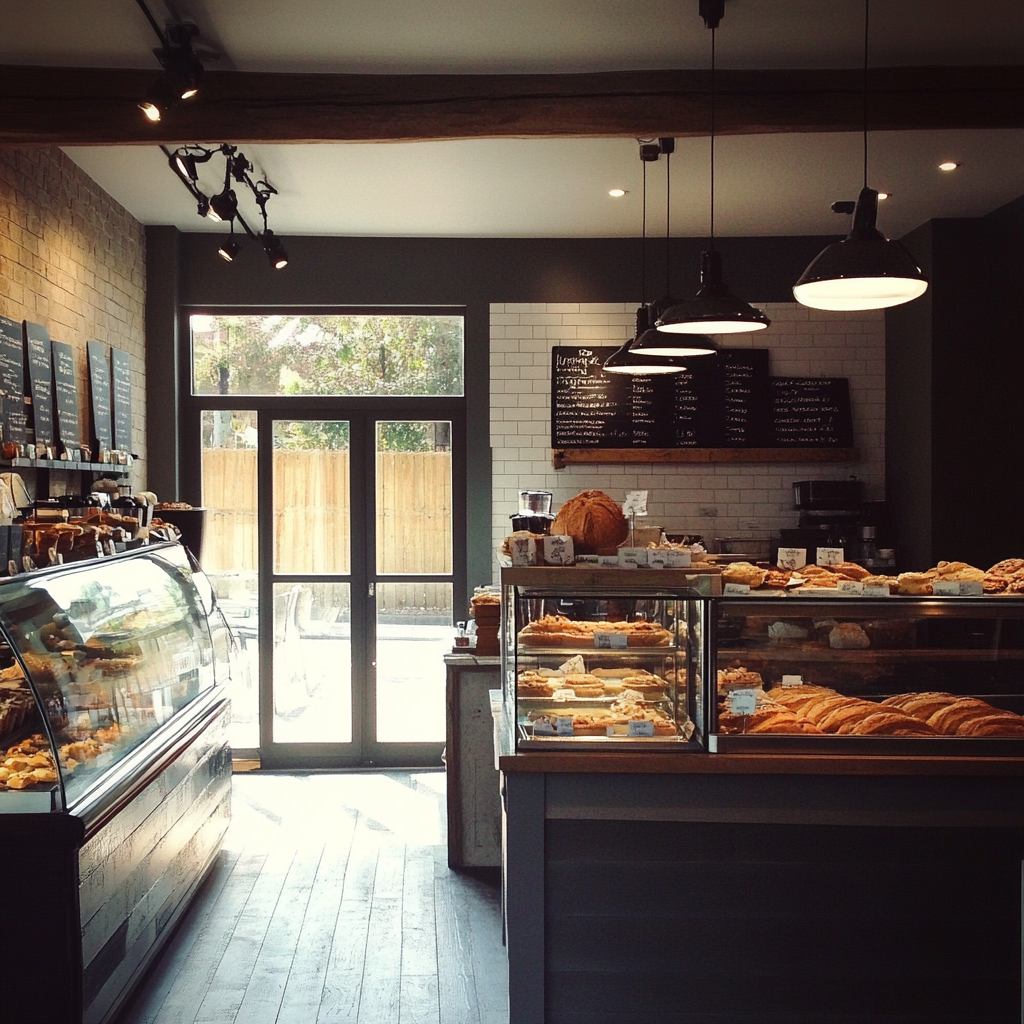 L'intérieur d'une boulangerie | Source : Midjourney