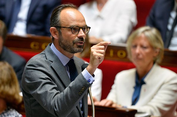 Le Premier ministre français Edouard Philippe répond aux députés lors des questions hebdomadaires. | Photo : Getty Images. 